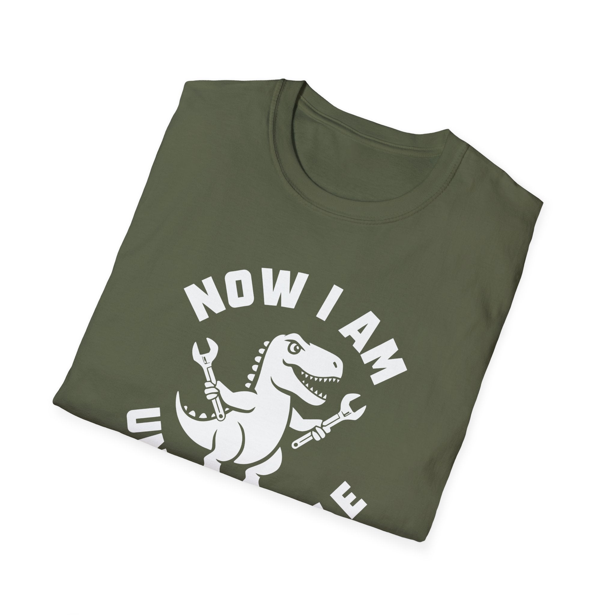 Unstoppable T-Rex T-Shirt – “Now I Am Unstoppable” Dinosaur Tee