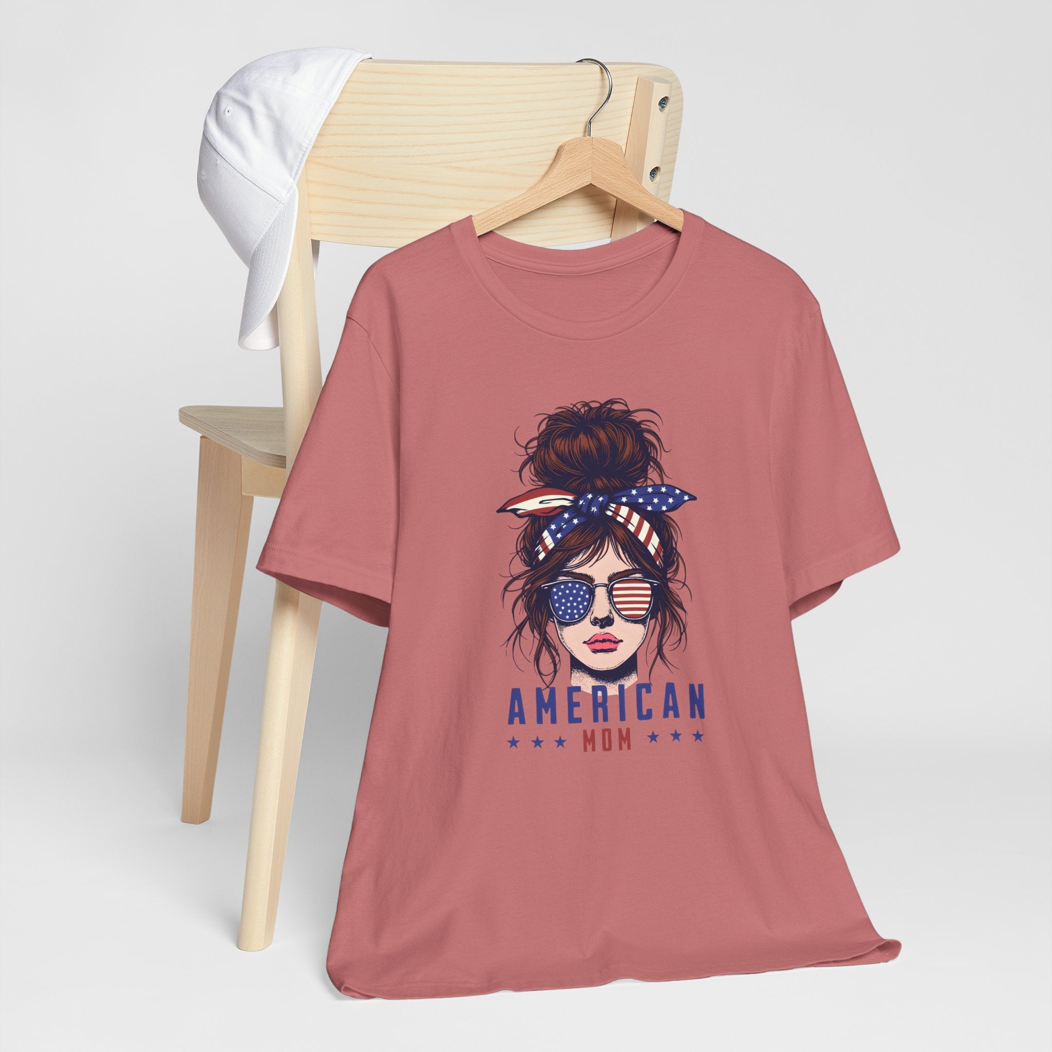 American Mom T-Shirt – Patriotic Mom Graphic Tee