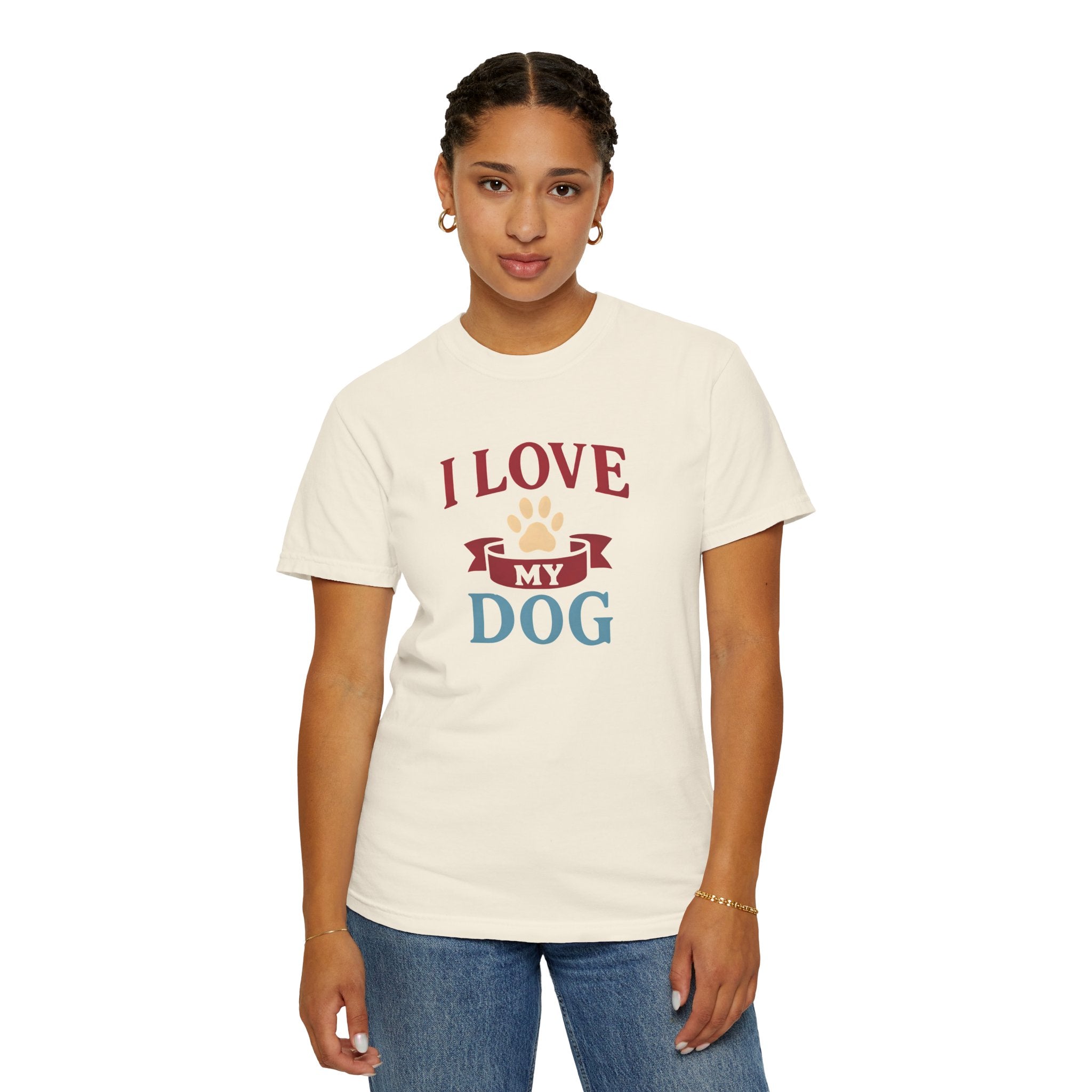 Dog Lover Unisex T-Shirt - I Love My Dog, Cute Pet Apparel, Gift for Dog Owners, Animal Lover Tee, Casual Everyday Style