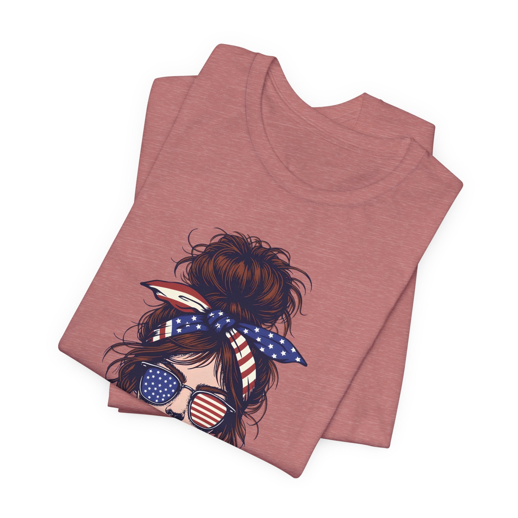 American Mom T-Shirt – Patriotic Mom Graphic Tee
