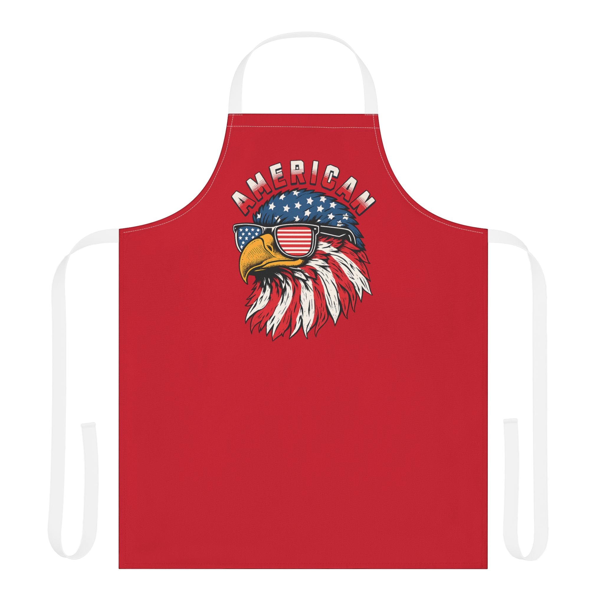 American Eagle Flag Apron - Patriotic BBQ & Fourth of July Cooking Apron