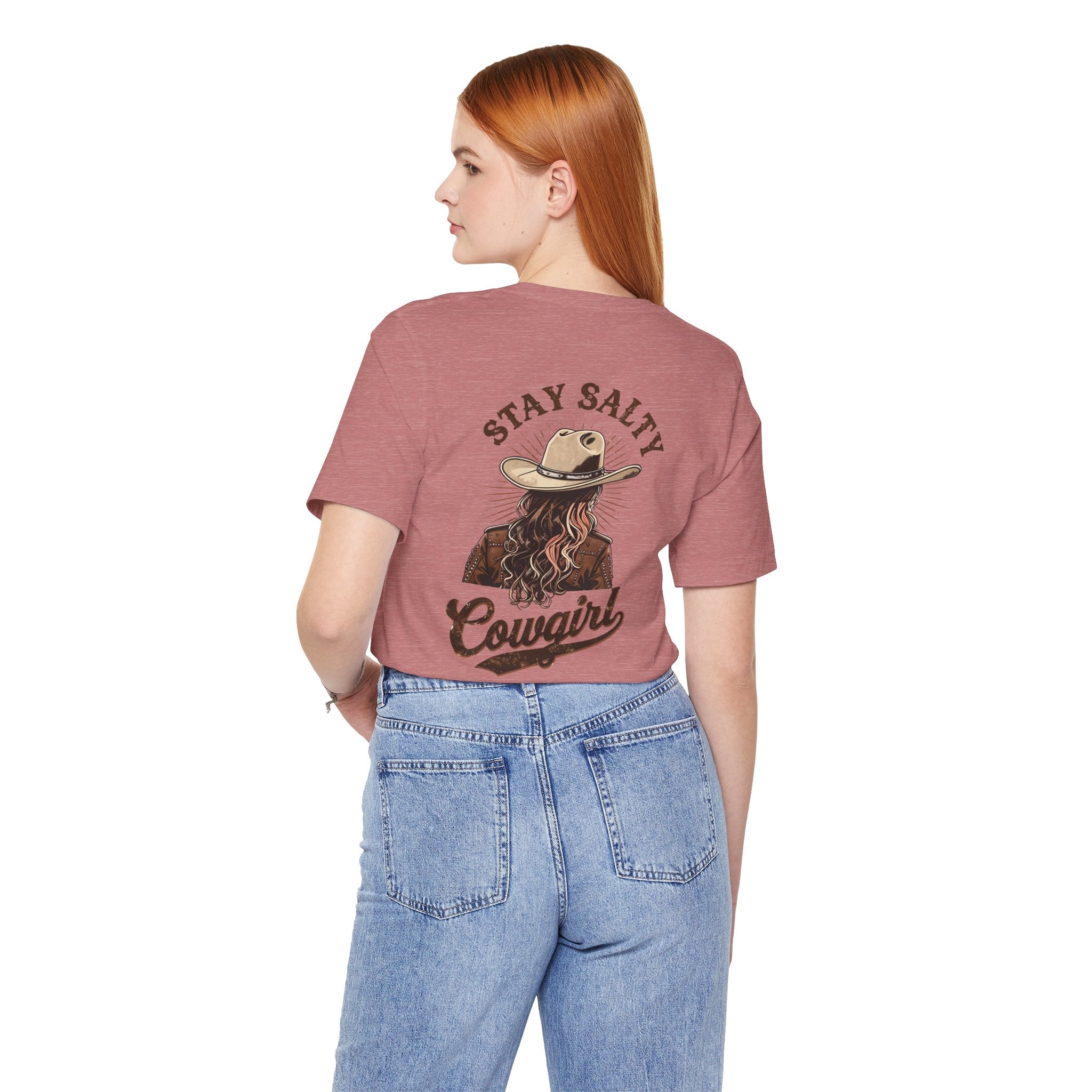 Stay Salty Cowgirl T-Shirt — Western Cowgirl Graphic Tee