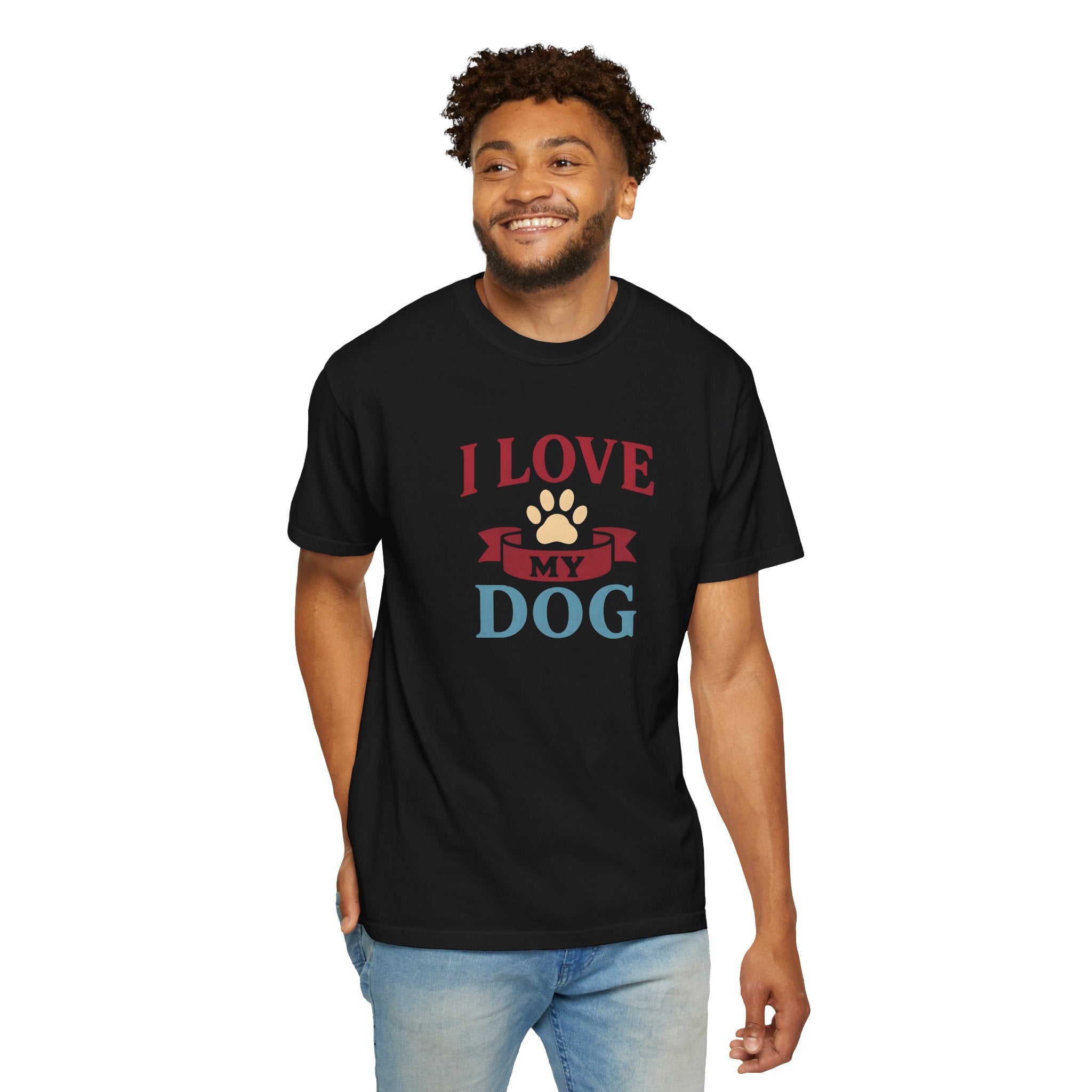Dog Lover Unisex T-Shirt - I Love My Dog, Cute Pet Apparel, Gift for Dog Owners, Animal Lover Tee, Casual Everyday Style