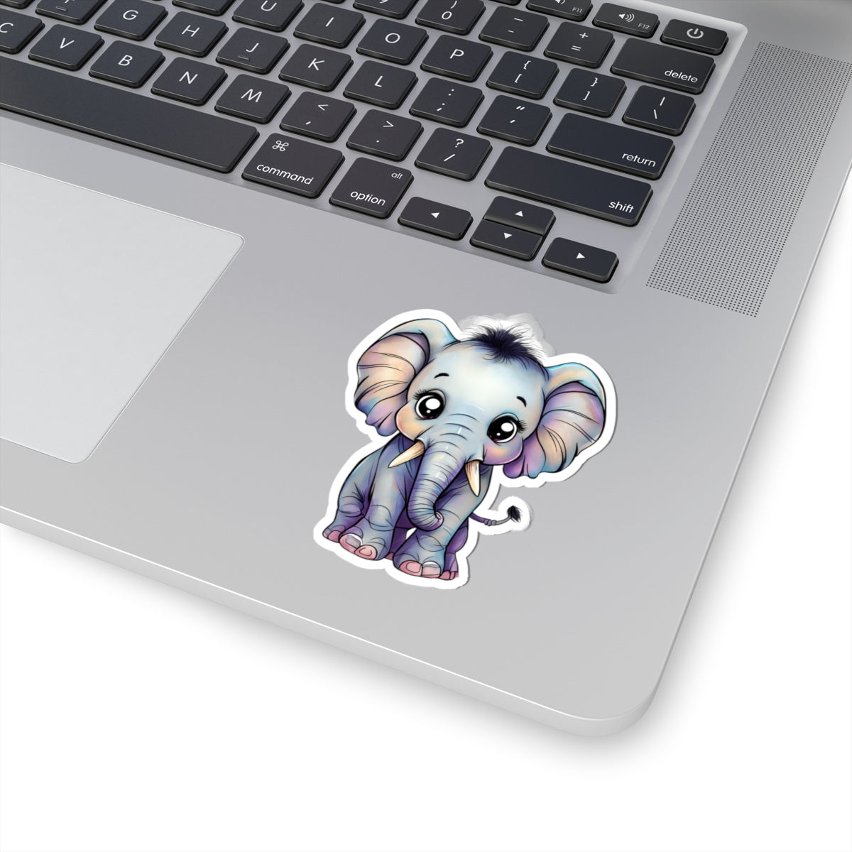 Cute Elephant Kiss-Cut Stickers | Adorable Vinyl Decals for Kids & Animal Lovers