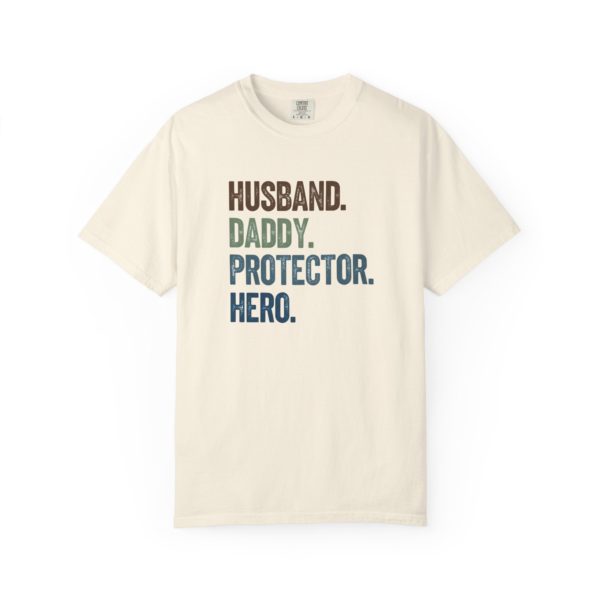 Hero Dad T-shirt, Unisex Garment-Dyed Tee for Fathers, Perfect Father's Day Gift, Casual Wear, Family Celebration