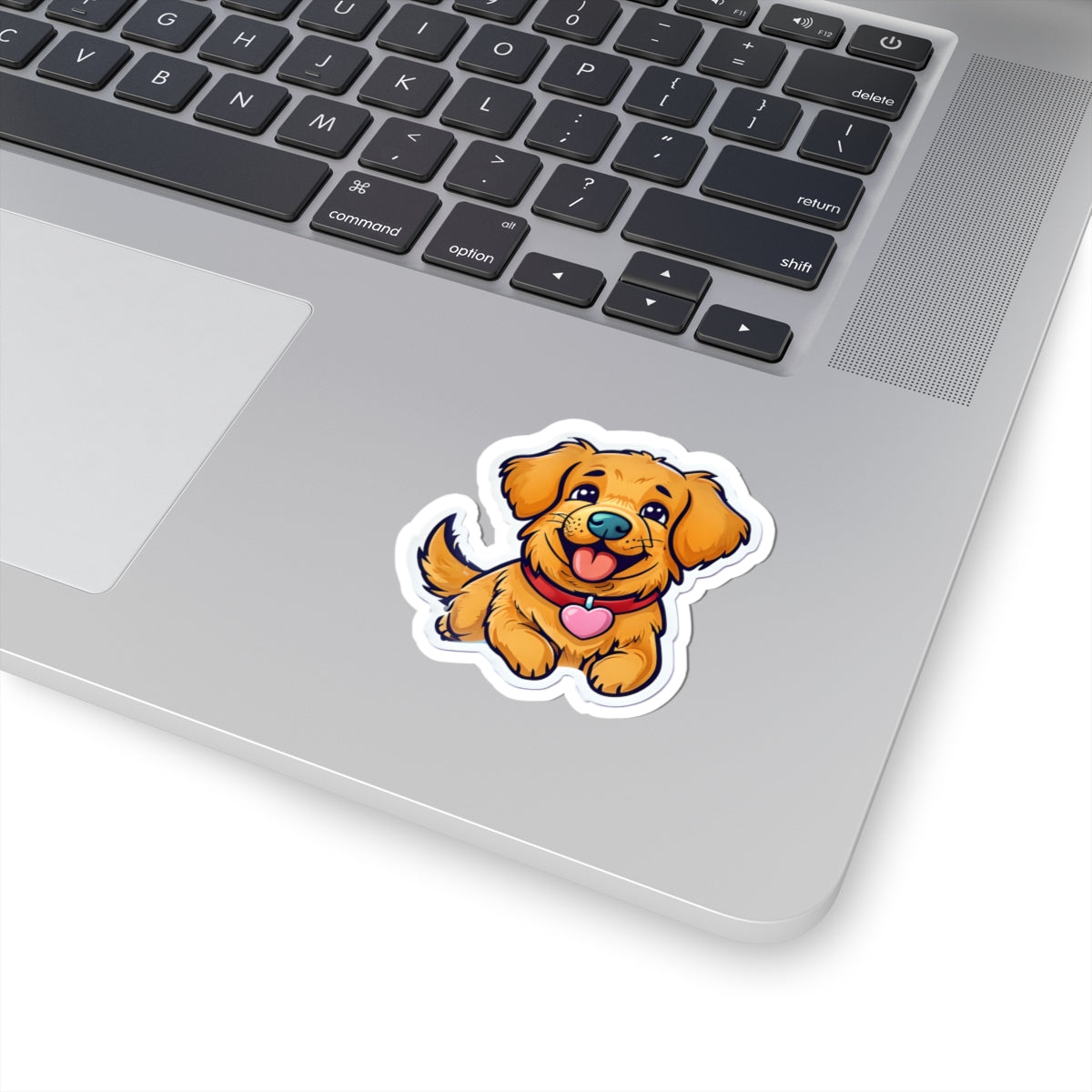 Charming Golden Retriever Kiss-Cut Stickers - Perfect for Dog Lovers!