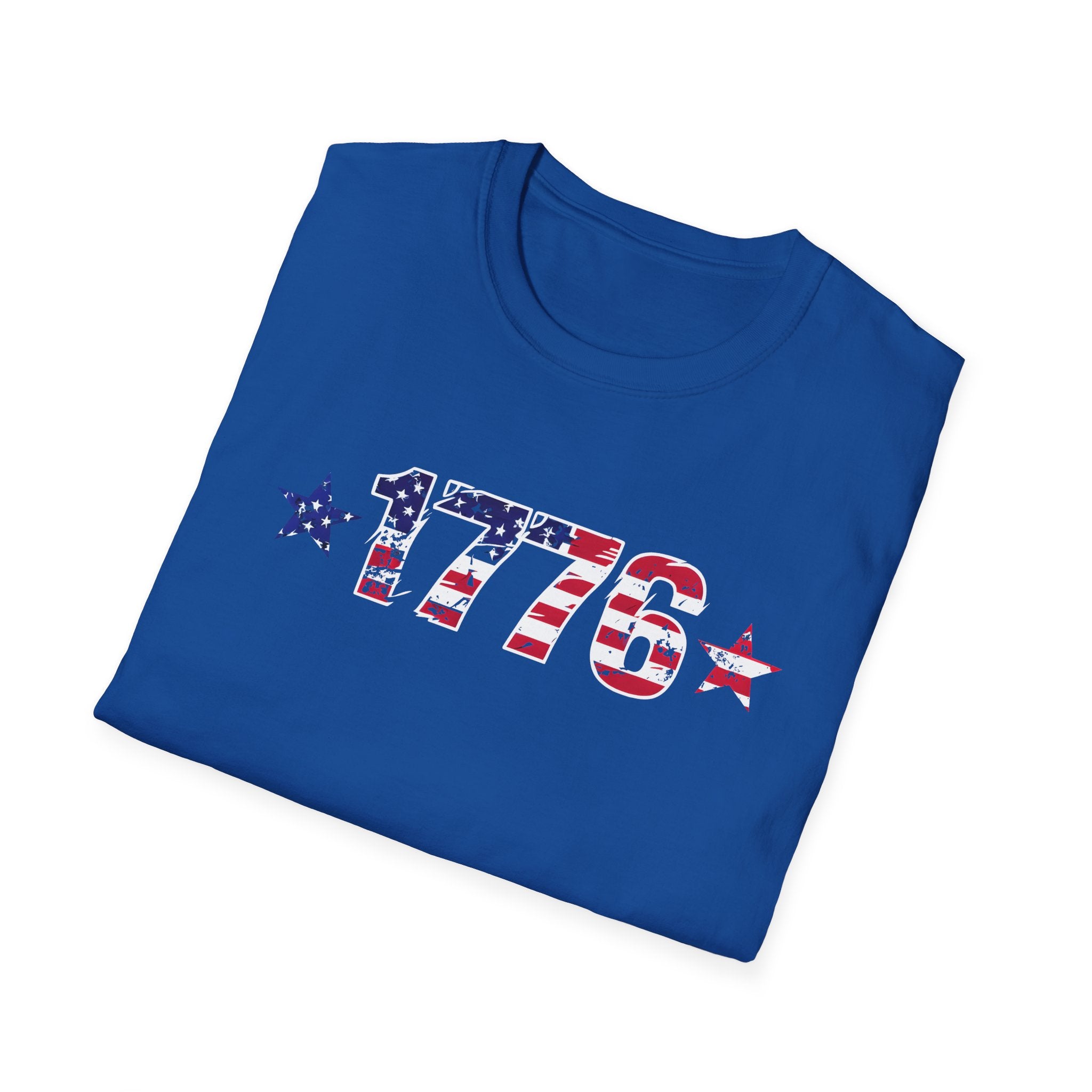 1776 Patriotic T-Shirt — American Flag Vintage Independence Day Tee