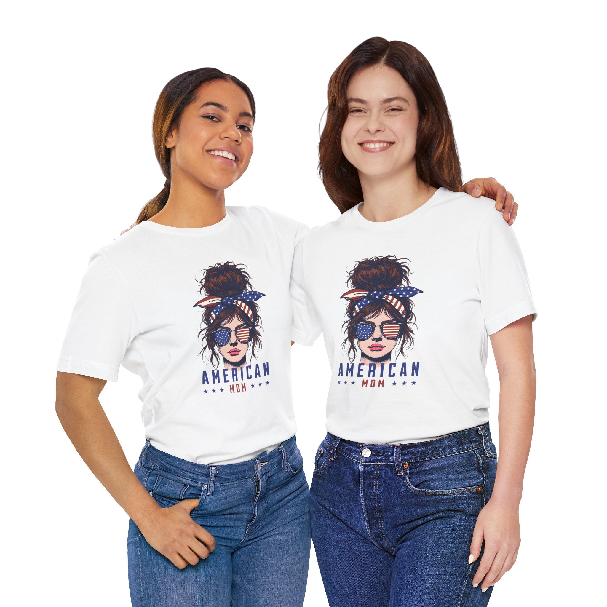 American Mom T-Shirt – Patriotic Mom Graphic Tee
