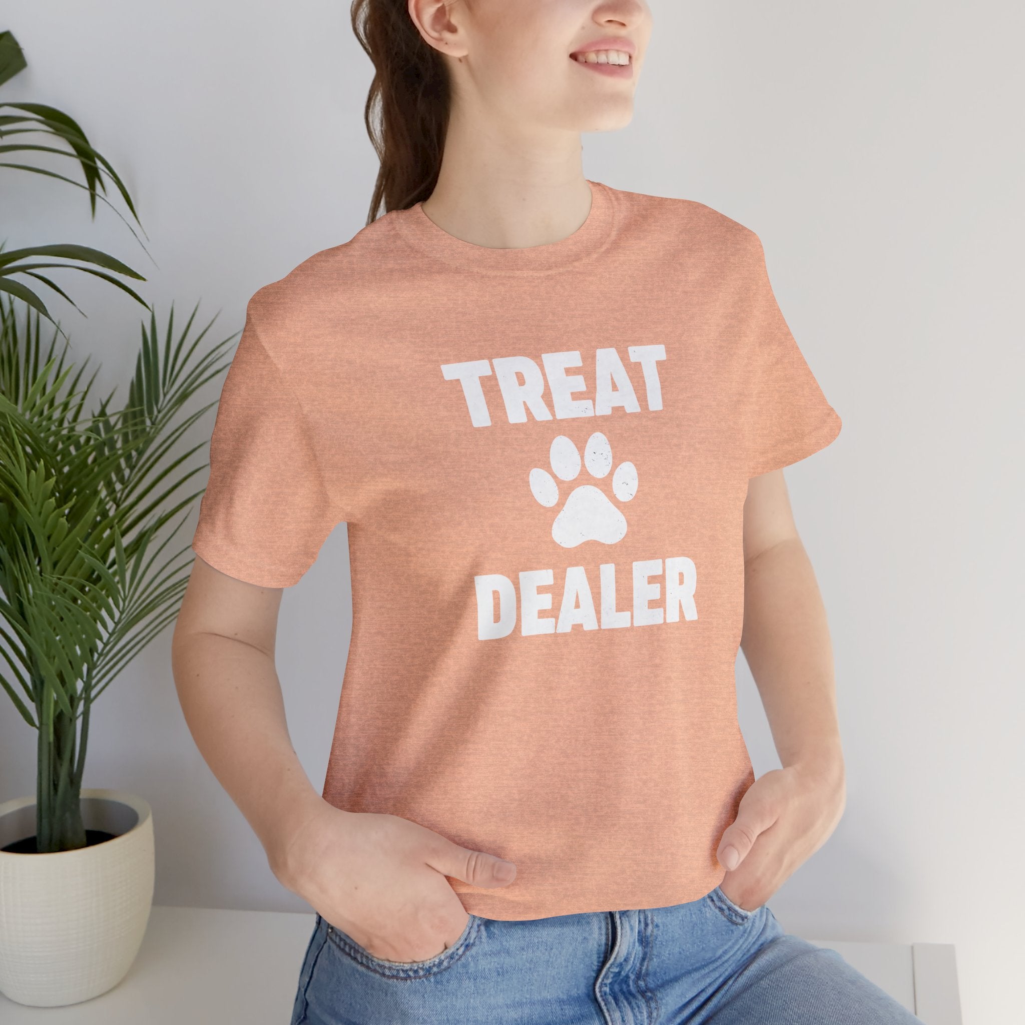 Treat Dealer T-Shirt — Funny Paw Print Tee for Dog Lovers
