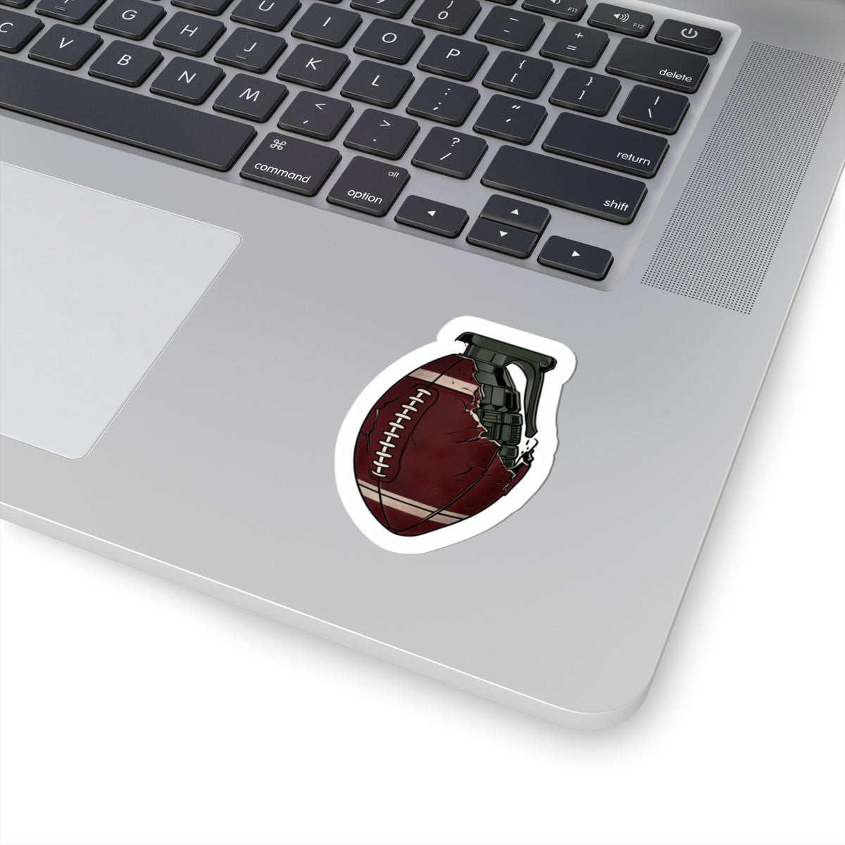 Explosive Football Kiss-Cut Stickers | Unique Sports Decor, Football Fan Gift, Laptop Stickers, Office Decor, Sporty Accessories