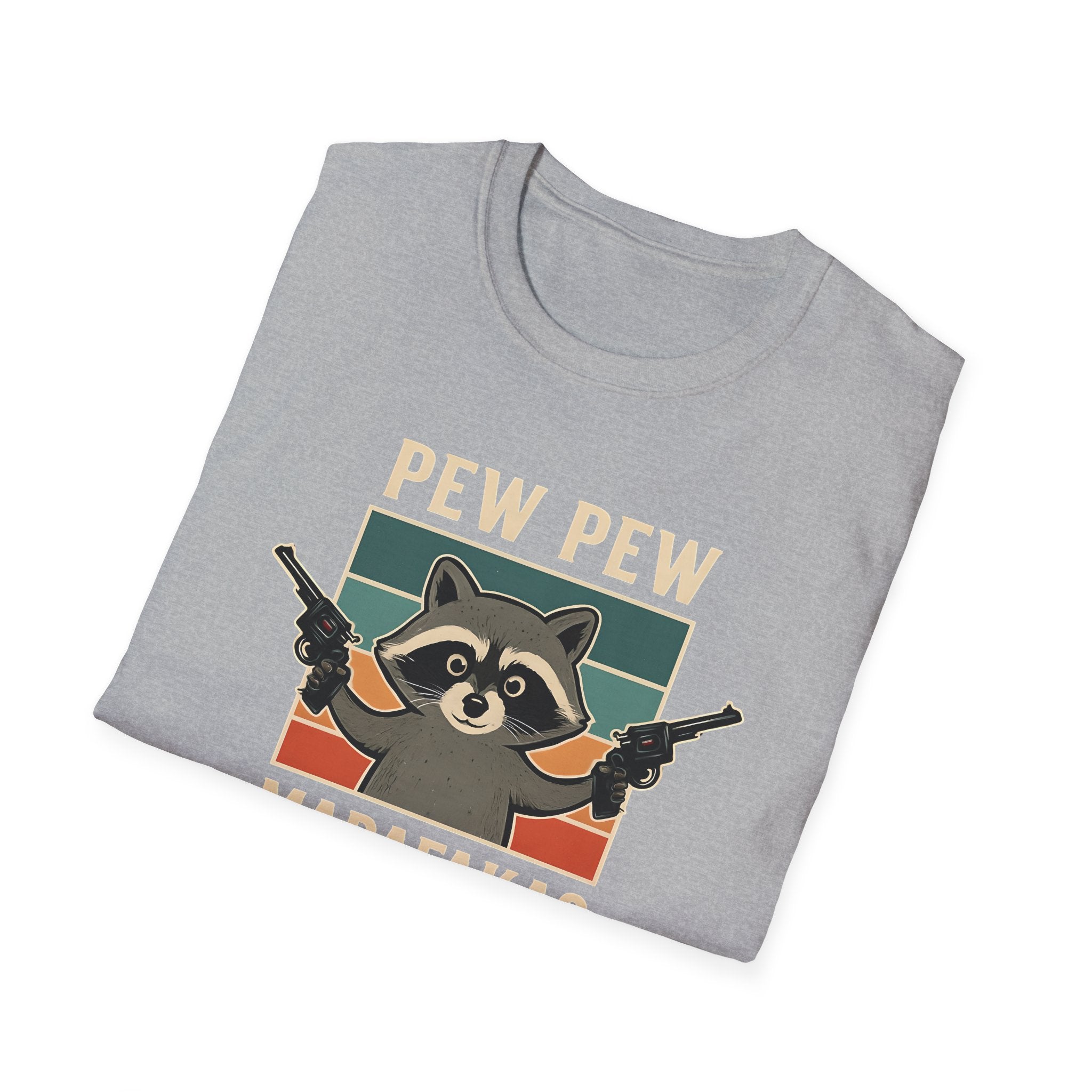 Pew Pew Raccoon Unisex T-Shirt