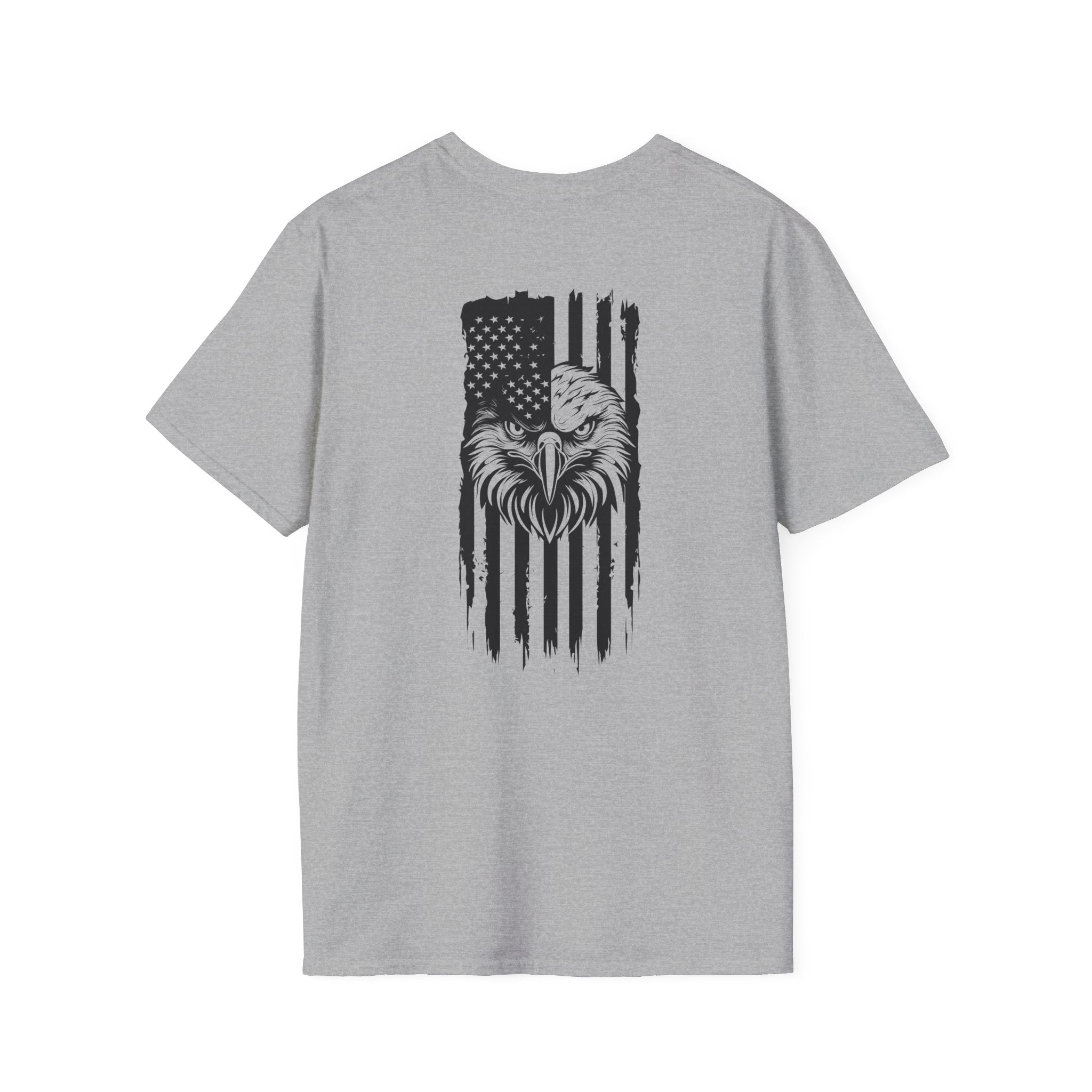 Patriotic Eagle Graphic T-Shirt