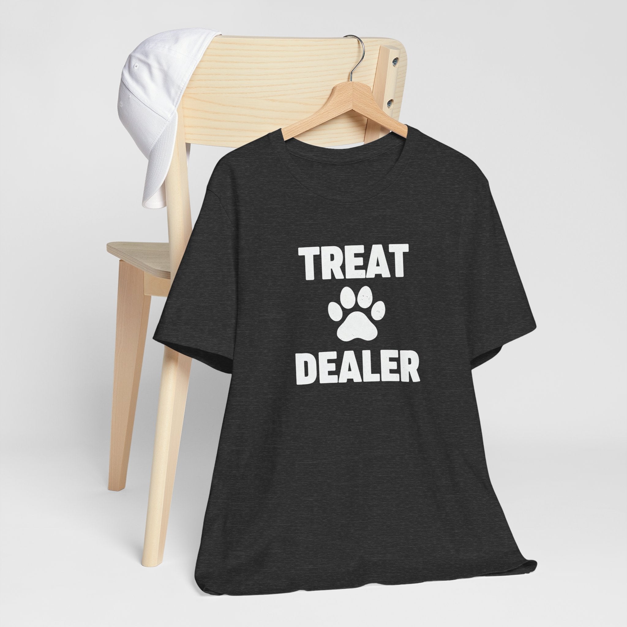 Treat Dealer T-Shirt — Funny Paw Print Tee for Dog Lovers