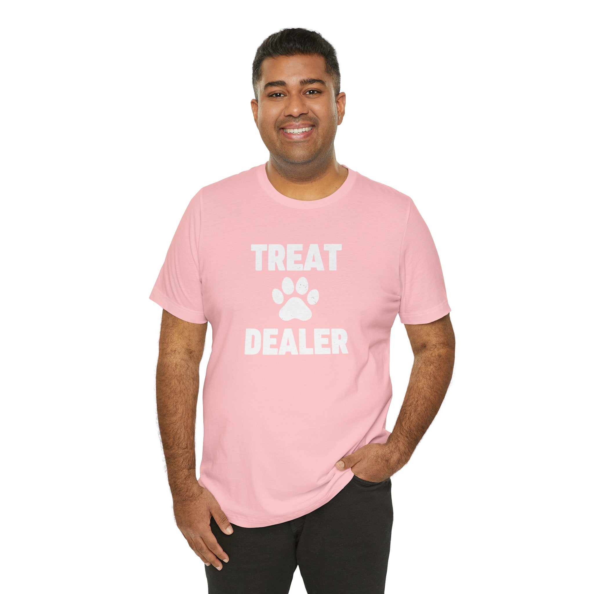 Treat Dealer T-Shirt — Funny Paw Print Tee for Dog Lovers