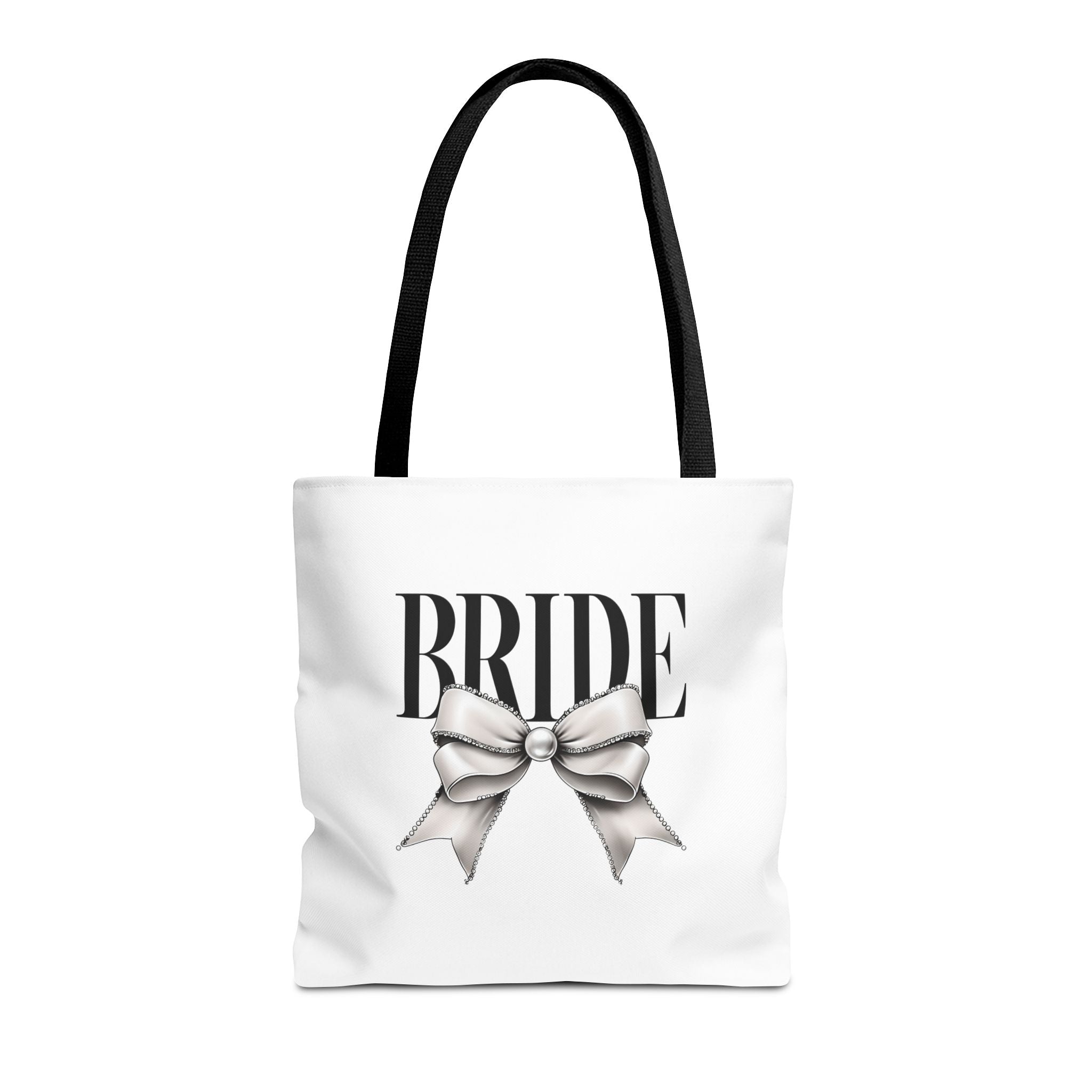 Elegant Bride Tote Bag with Bow Design