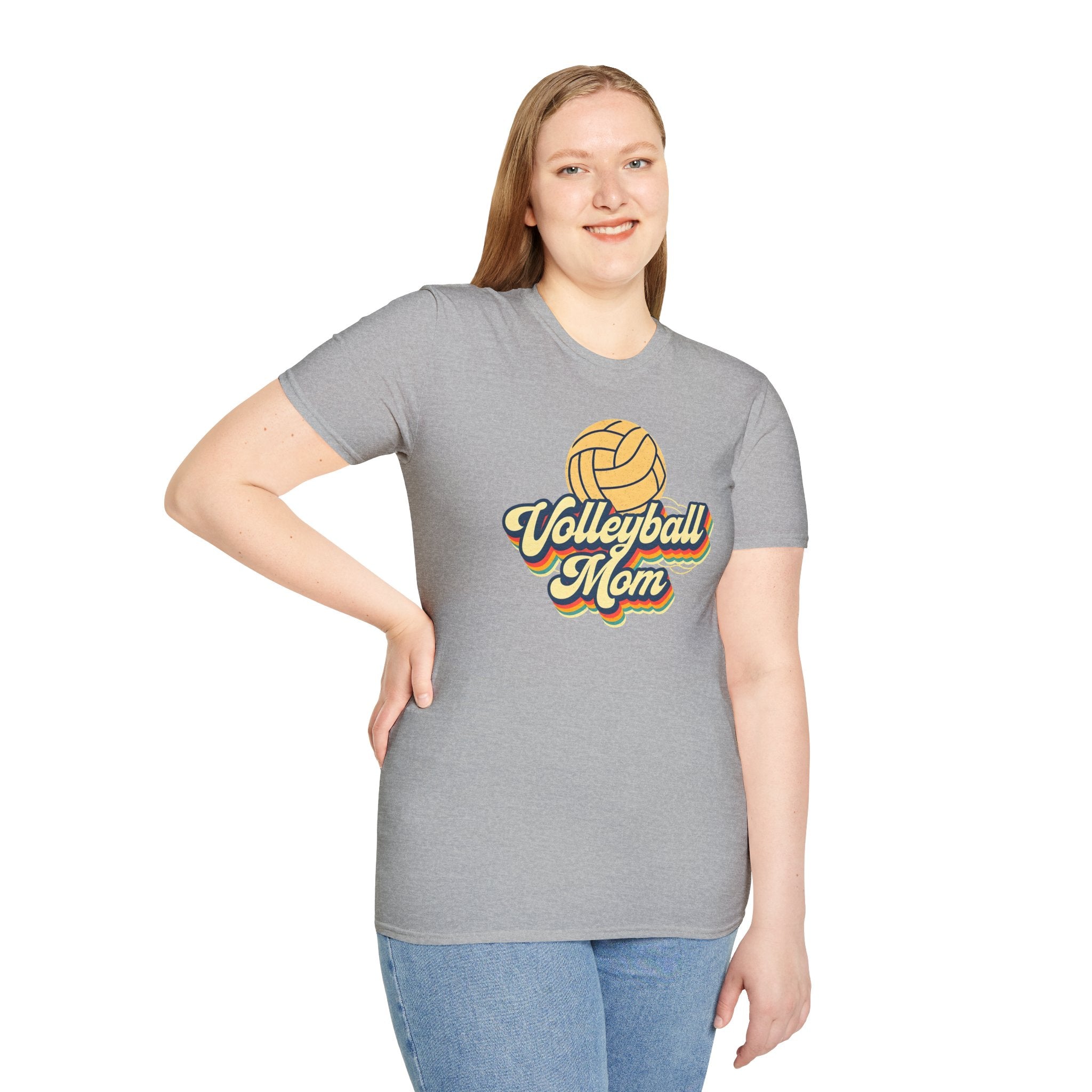 Volleyball Mom T-Shirt, Comfortable Tee for Sports Enthusiasts, Gift for Mothers, Casual Wear, Unique Volleyball Merchandise