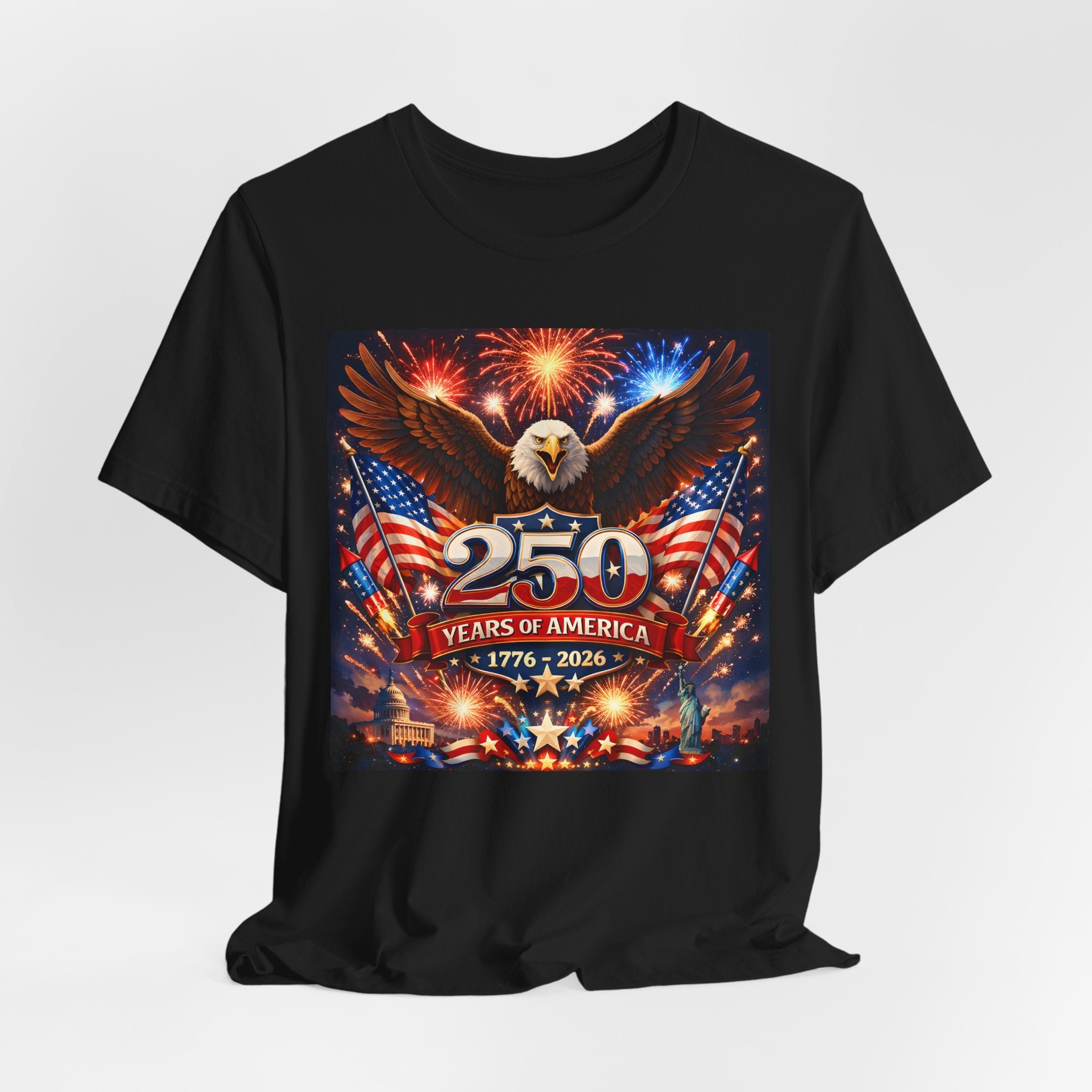 250 Years of America Eagle T-Shirt — 1776–2026 Patriotic Independence Day Tee