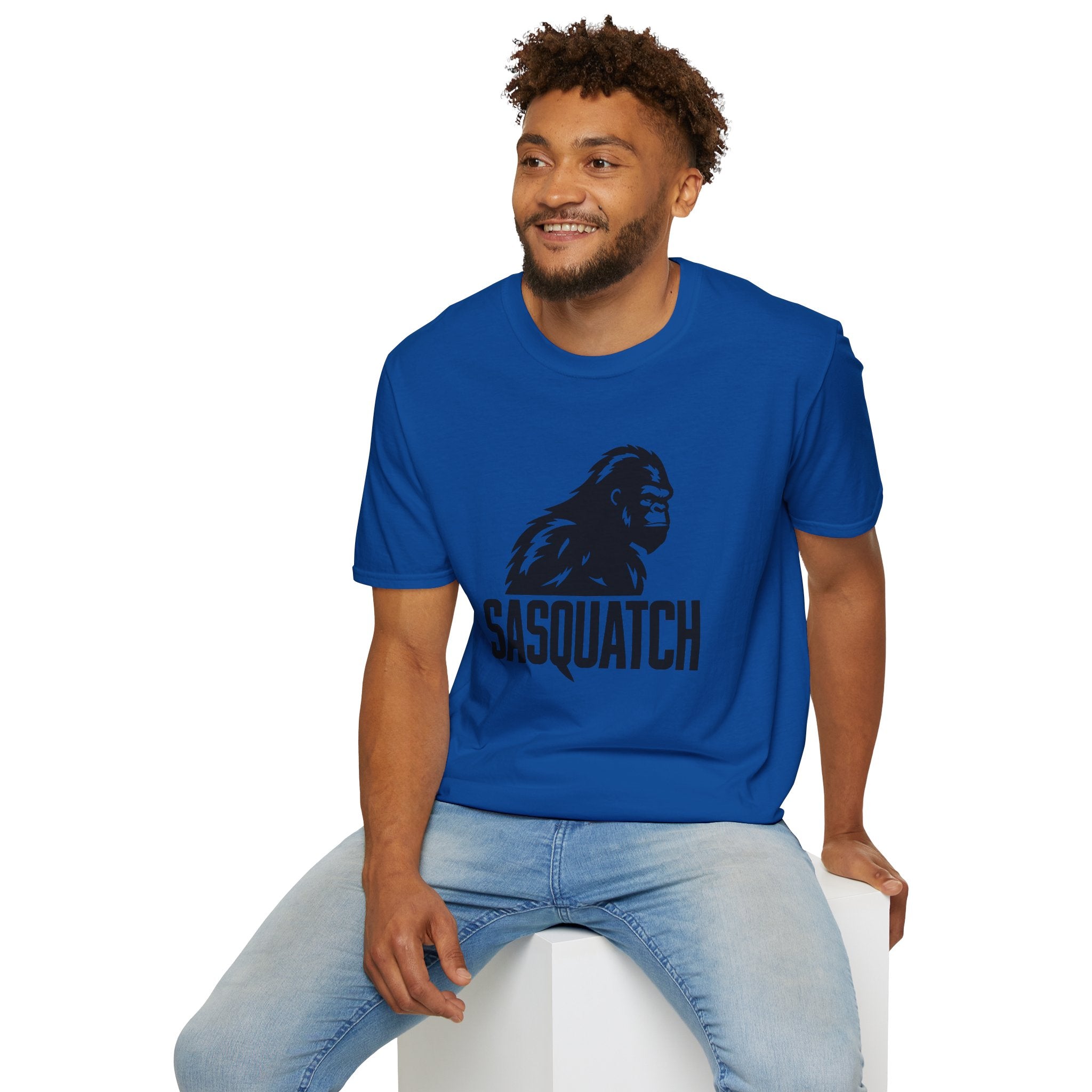 Sasquatch Graphic T-Shirt — Bigfoot Logo Tee for Outdoors & Cryptid Fans