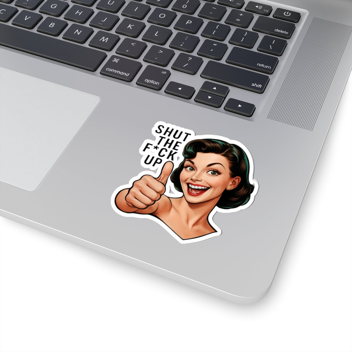 Sassy Kiss-Cut Stickers, Funny Decals, Laptop Stickers, Gag Gift, Retro Style, Humor Decor