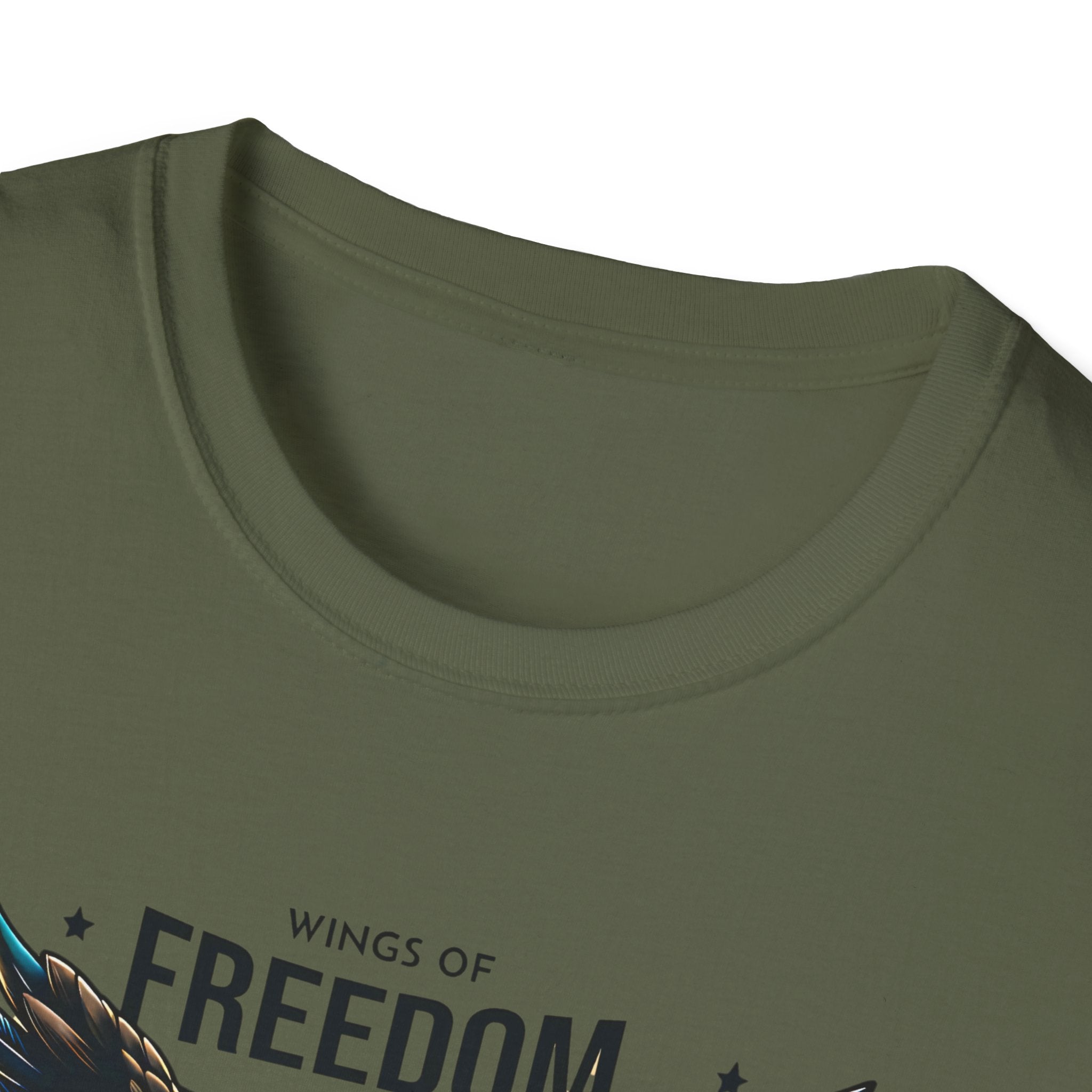 Freedom Eagle T-Shirt — American Flag USA Patriotic Tee (America)