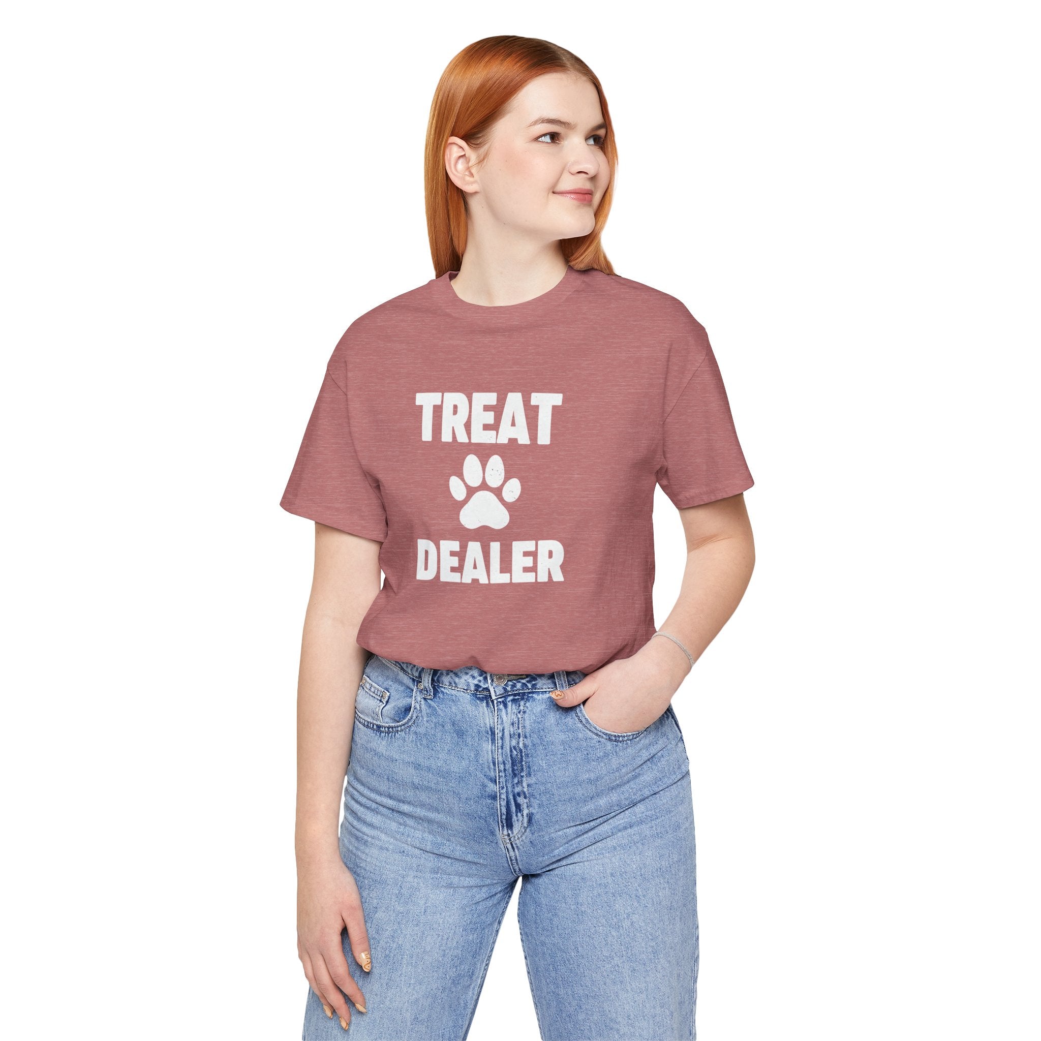 Treat Dealer T-Shirt — Funny Paw Print Tee for Dog Lovers