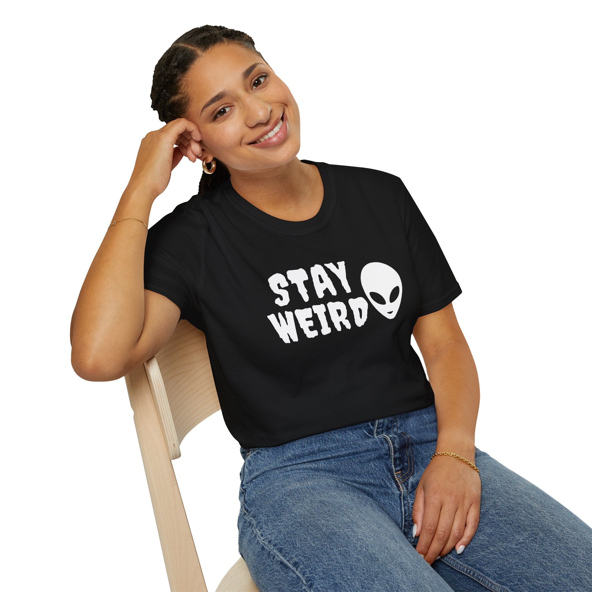 Stay Weird Unisex Softstyle T-Shirt
