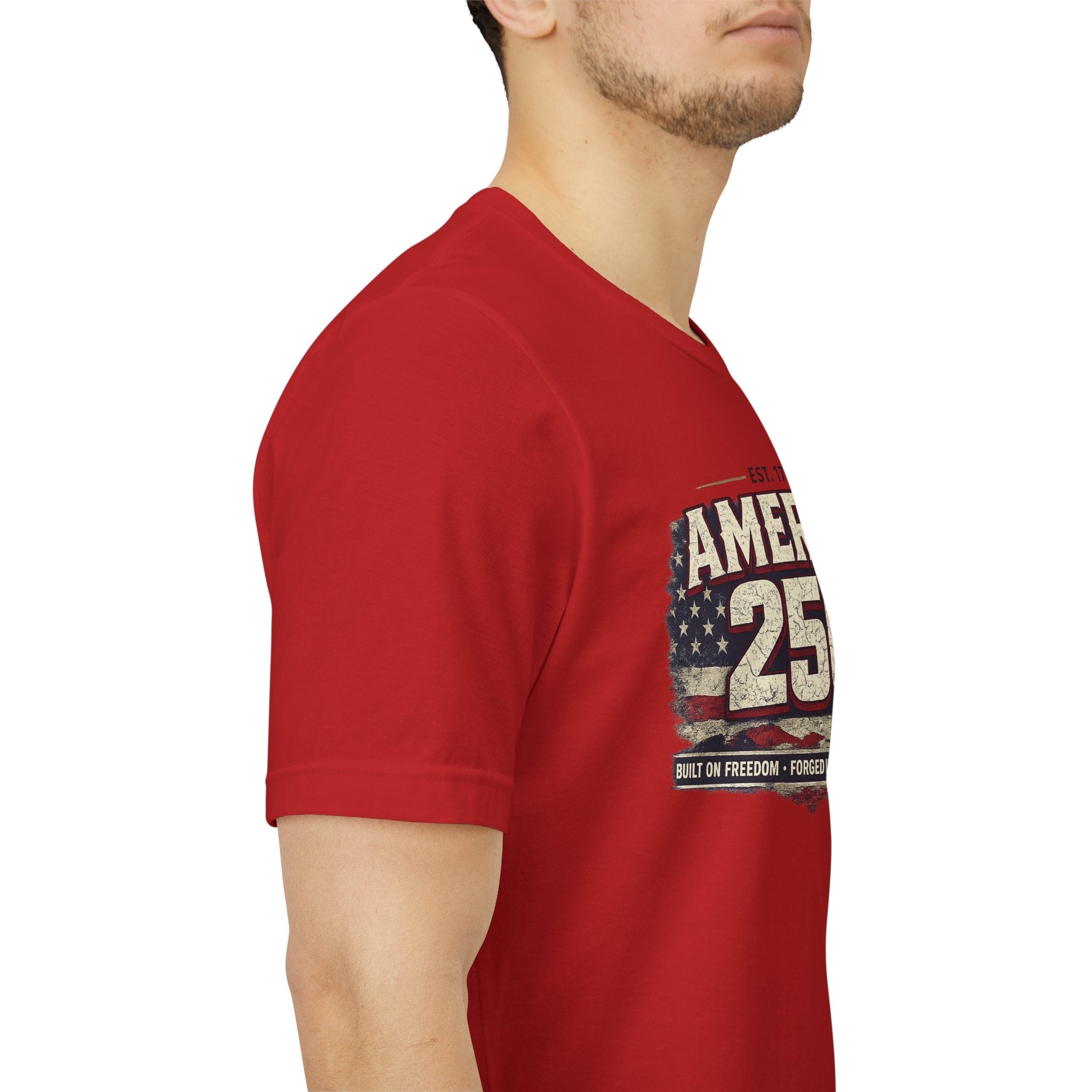 America 250 T-Shirt — Vintage Flag Patriotic 1776-2026 Anniversary Tee