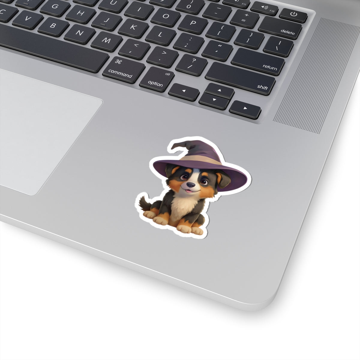 Whimsical Dog Witch Stickers, Halloween Decor, Pet Lover Gifts, Cute Laptop Stickers, Magical Animal Stickers