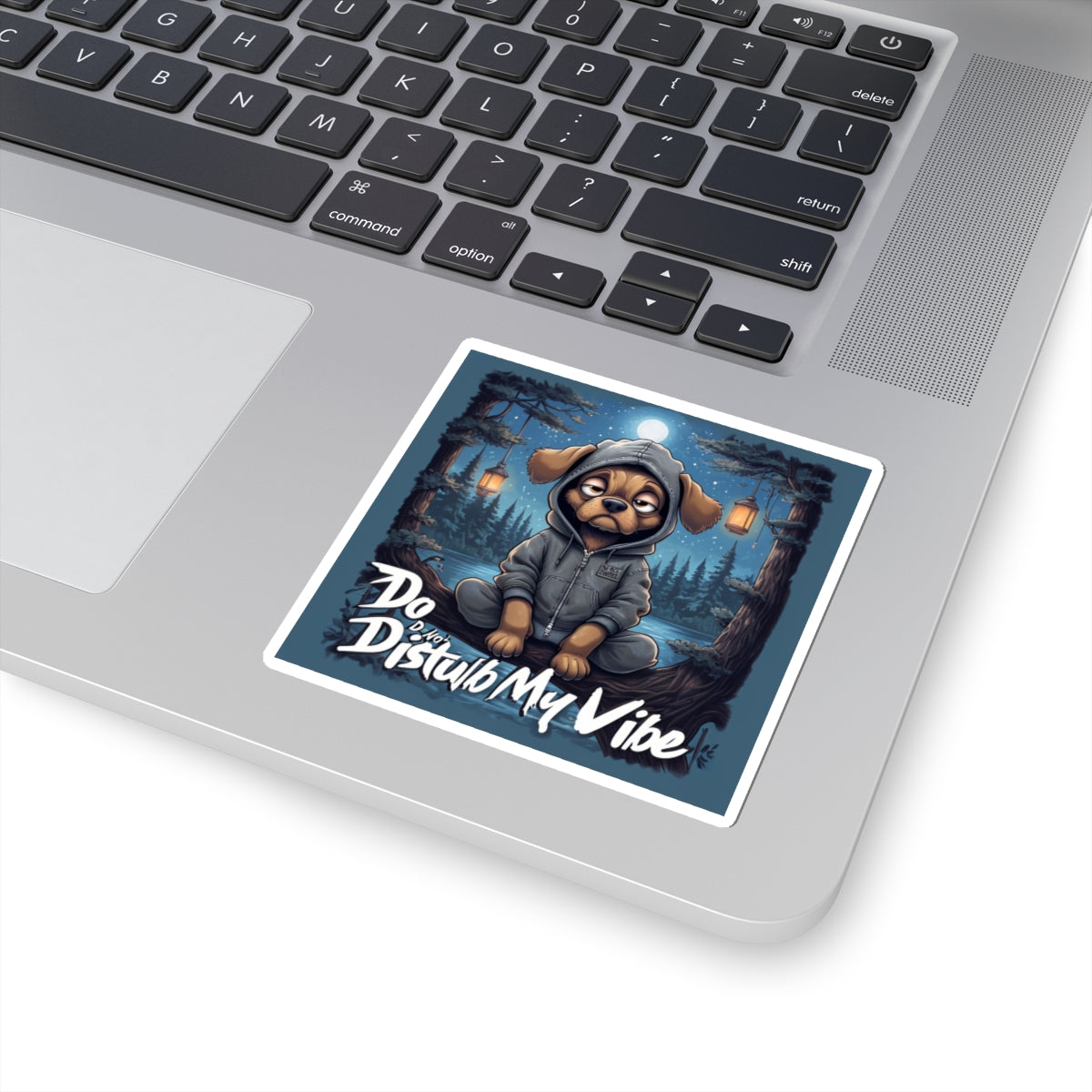 Do Not Disturb My Vibe Dog Stickers - Fun Kiss-Cut Vinyl for Pet Lovers