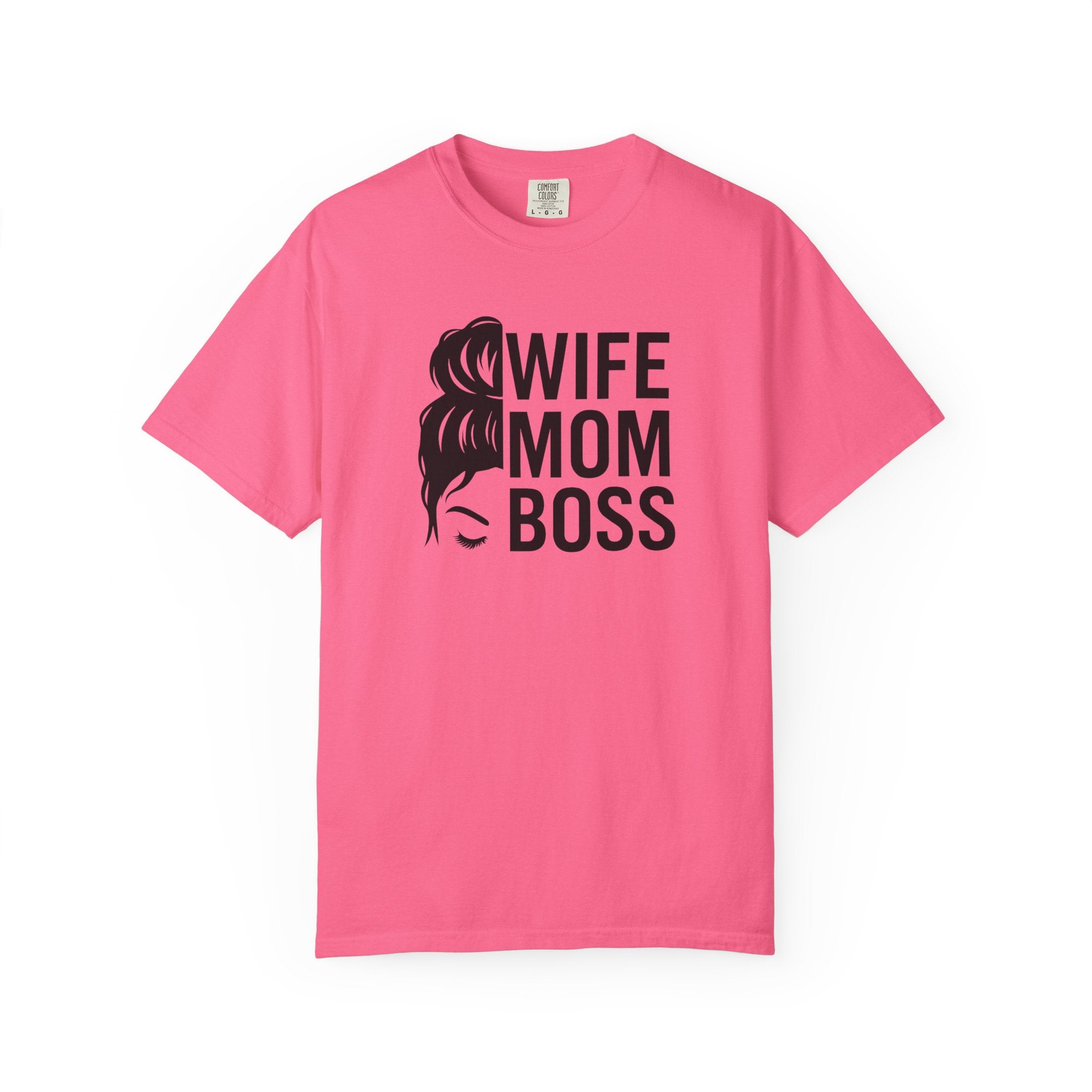Wife Mom Boss T-Shirt, Unisex Tee for Moms, Gift for New Moms, Casual Outfit, Mother's Day Gift