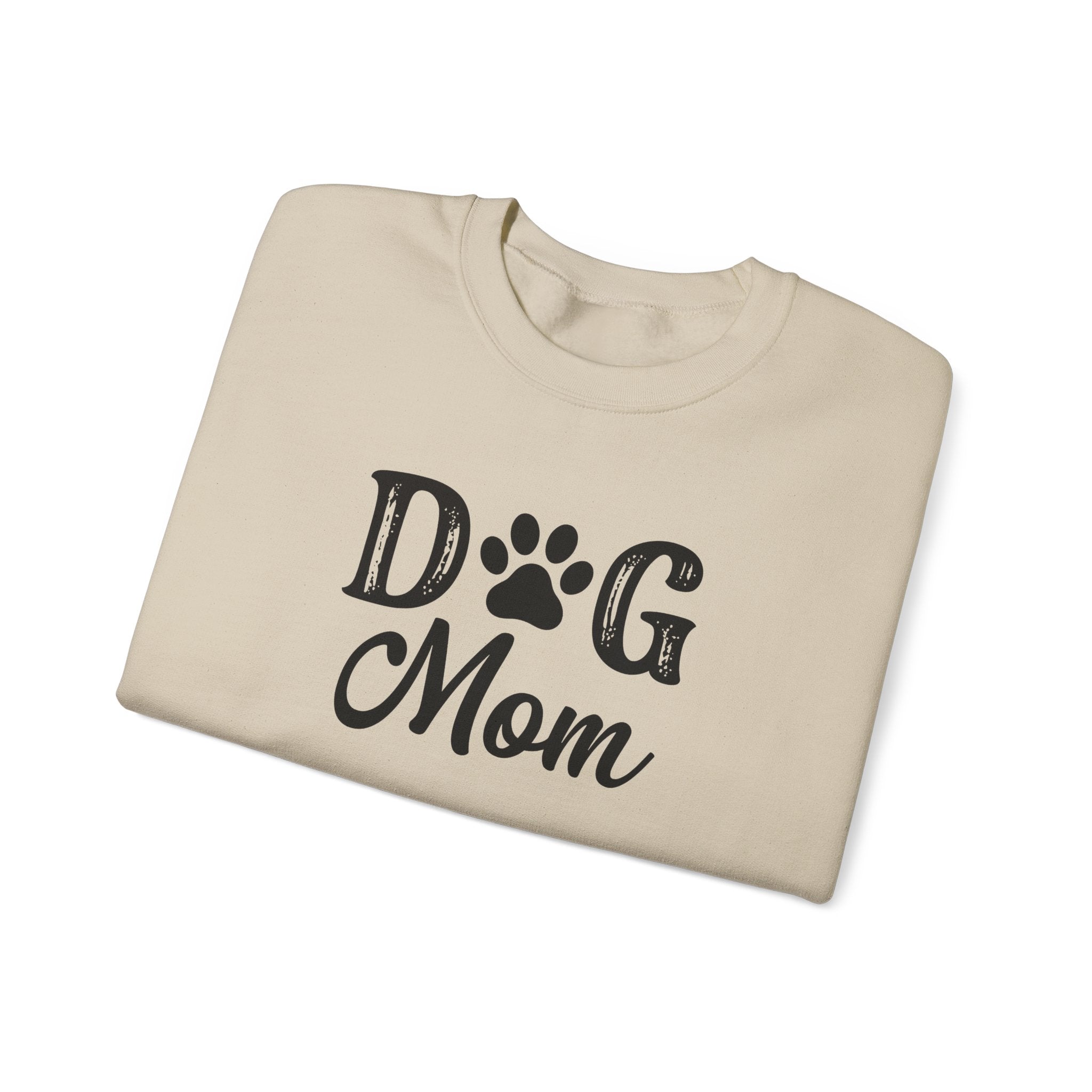 Dog Mom Crewneck Sweatshirt - Cozy Gift for Pet Lovers