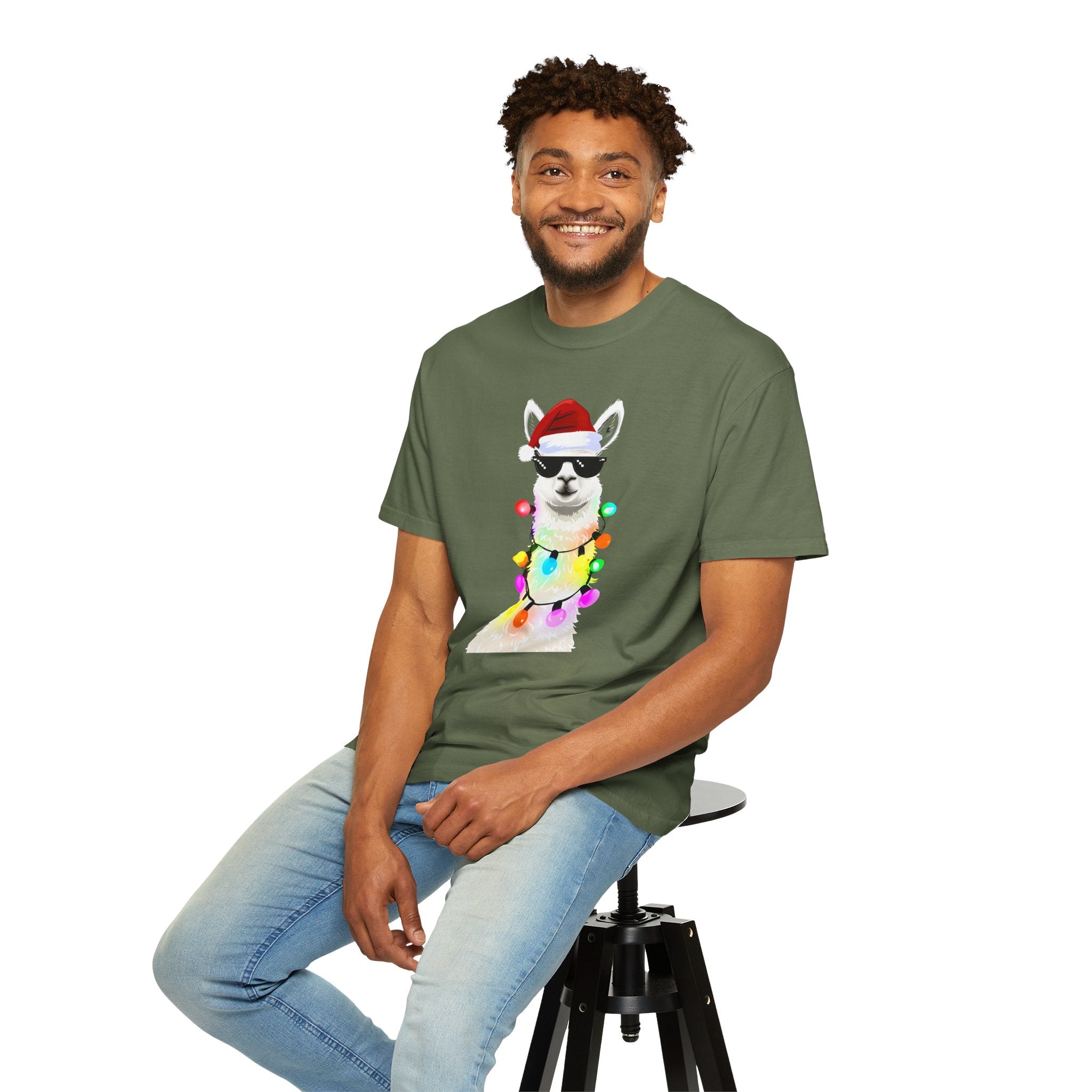Cool Christmas Llama T-Shirt