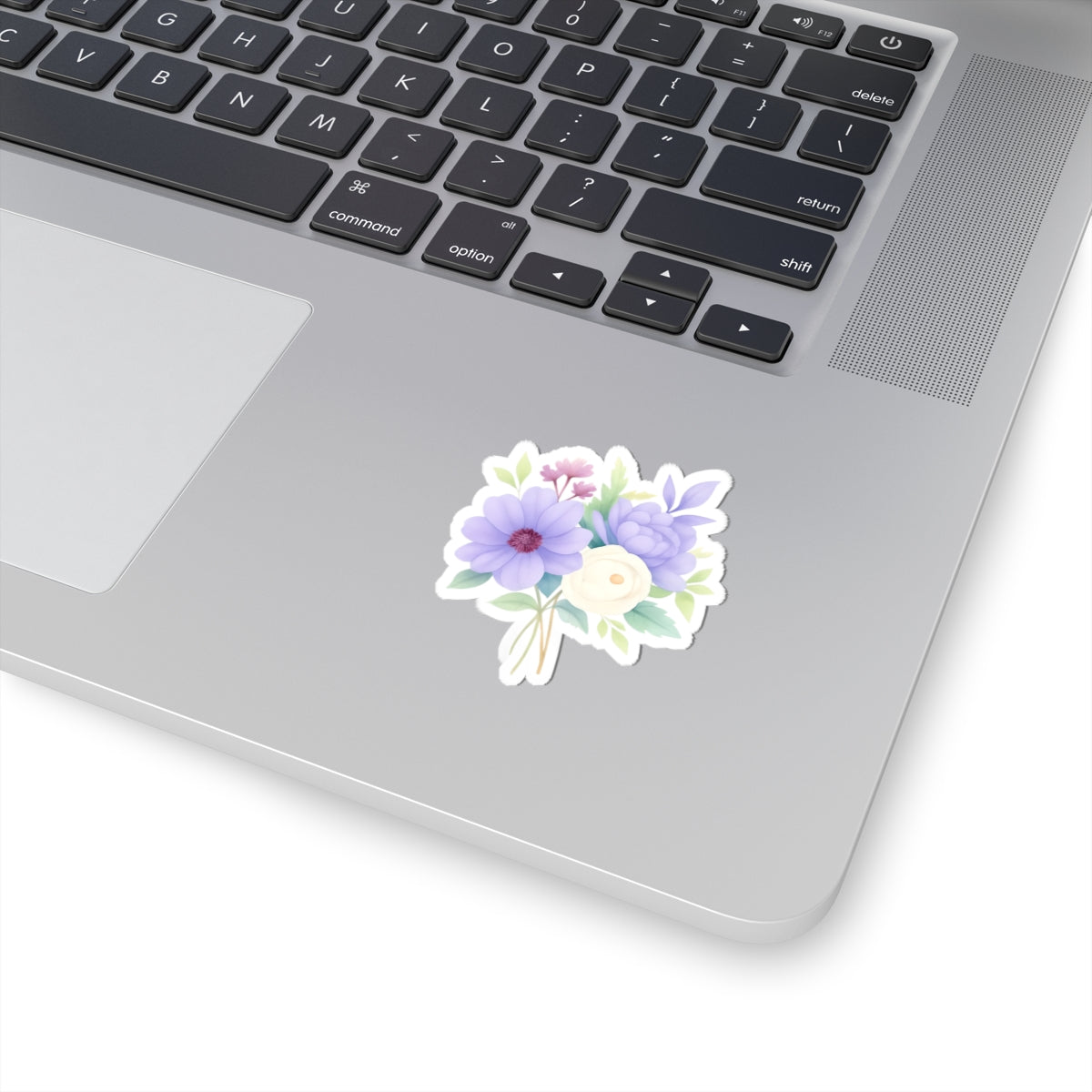 Floral Kiss-Cut Stickers for Laptop & Decor - Vibrant Botanical Design