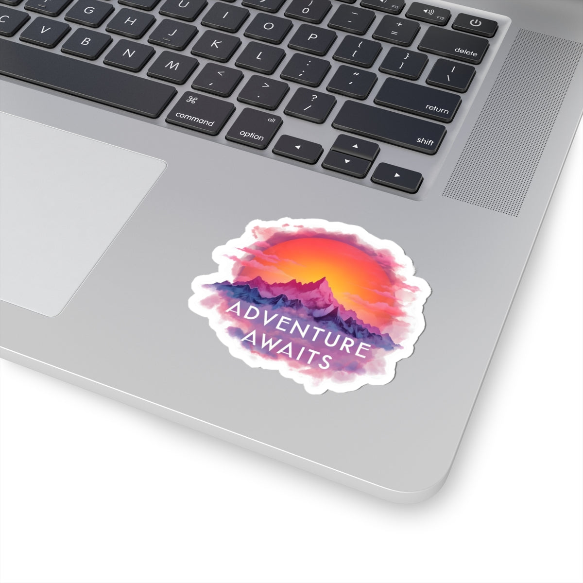 Adventure Awaits Kiss-Cut Stickers, Cute Laptop Stickers, Travel Motivation Stickers, Nature Lover Decals, Gift for Adventurers, [...]