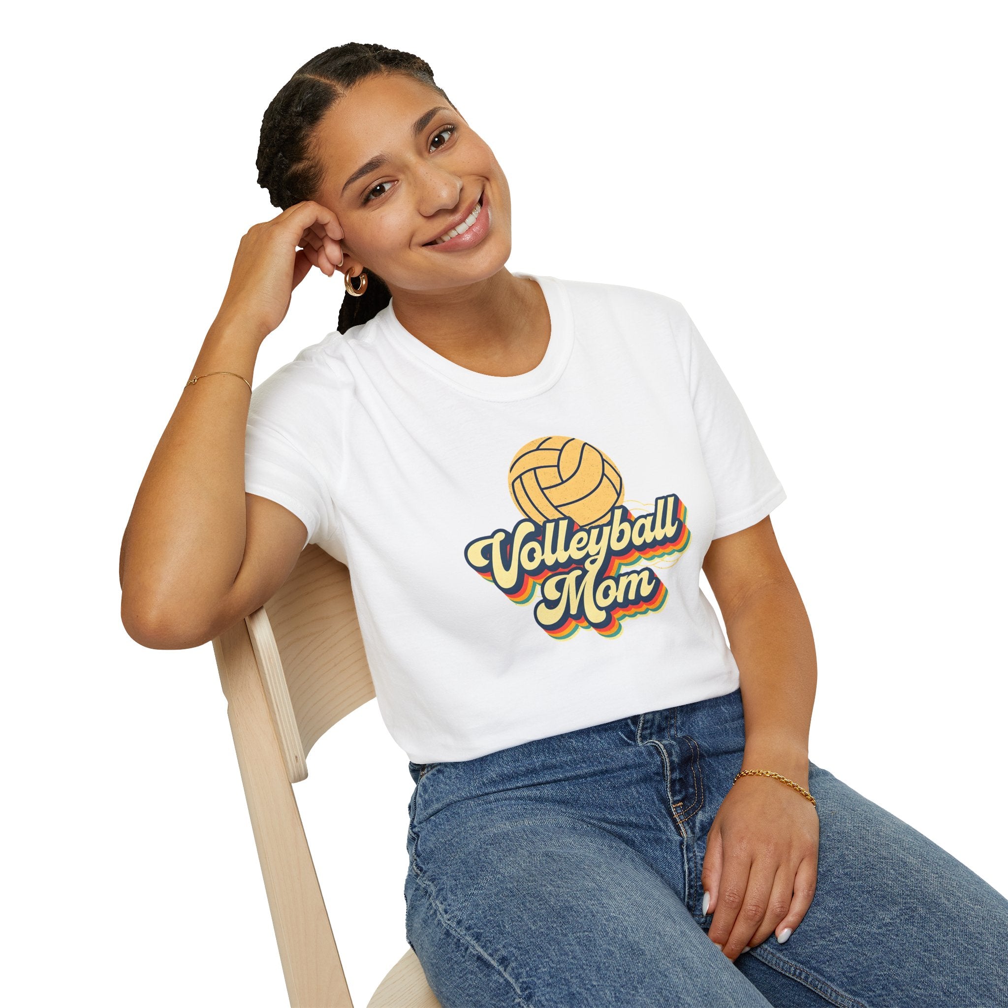 Volleyball Mom T-Shirt, Comfortable Tee for Sports Enthusiasts, Gift for Mothers, Casual Wear, Unique Volleyball Merchandise