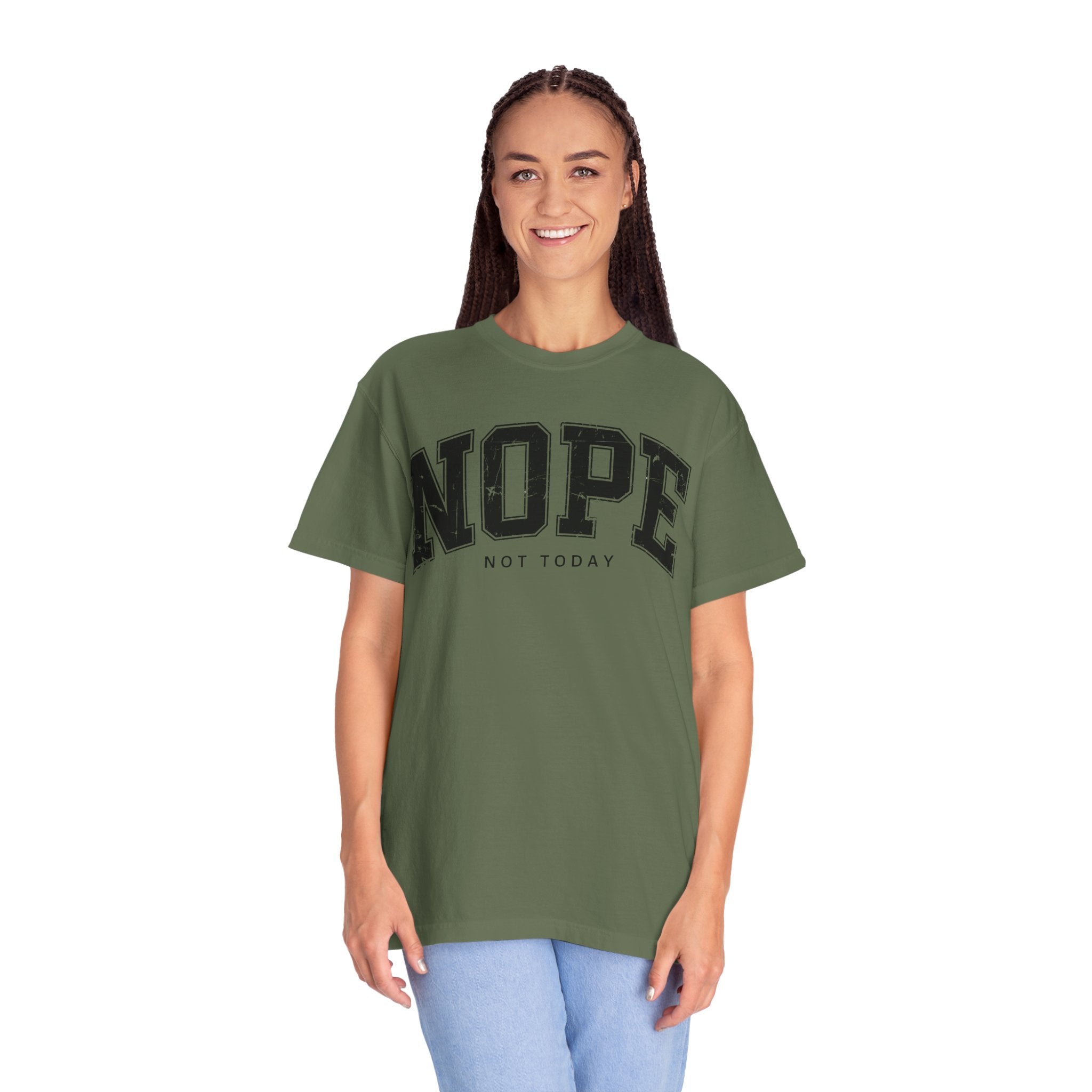 Unisex T-shirt Nope Not Today Funny Graphic Tee