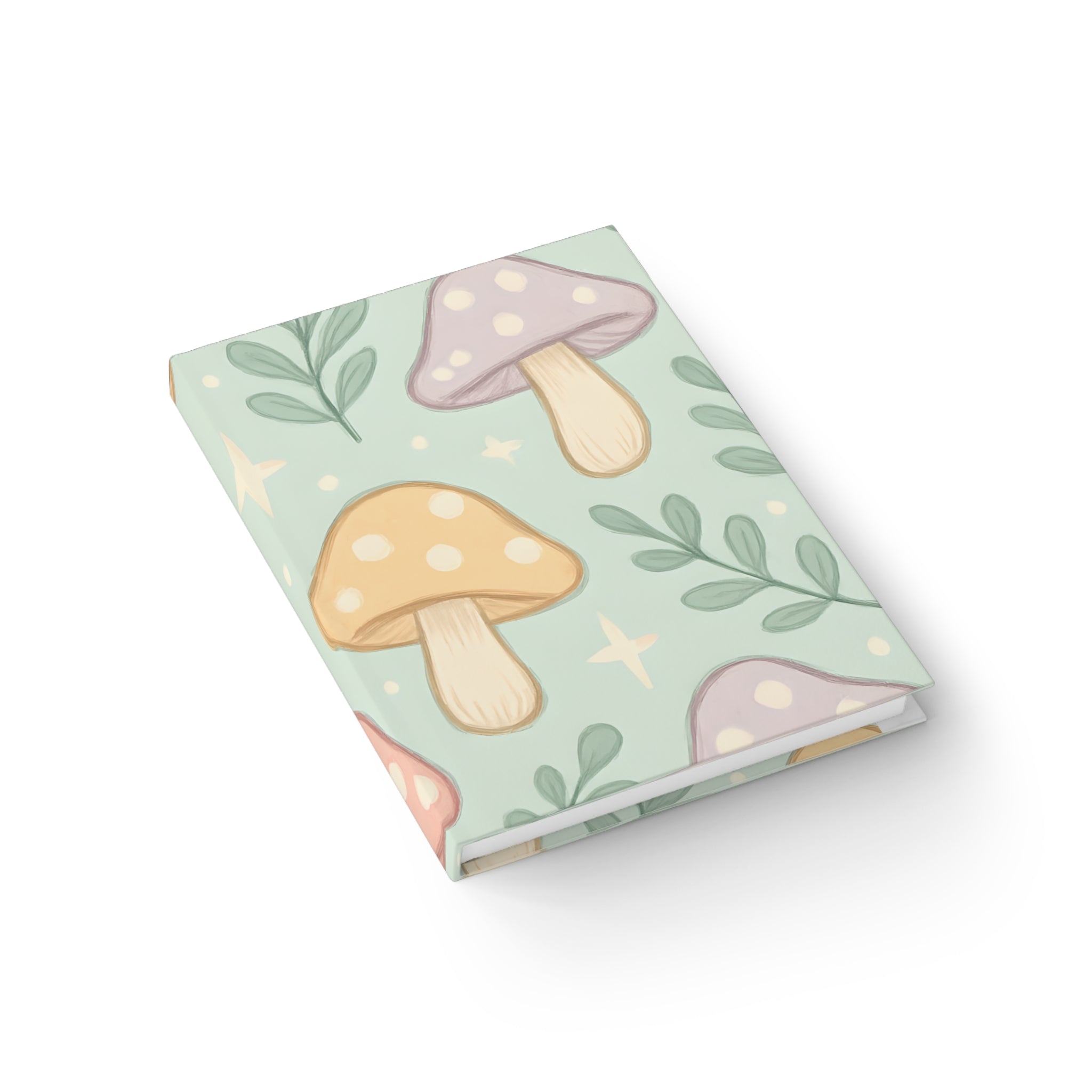 Whimsical Mushroom Journal - Perfect for Nature Lovers, Floral Note-taking, Gift for Creatives, Eco-friendly Stationery