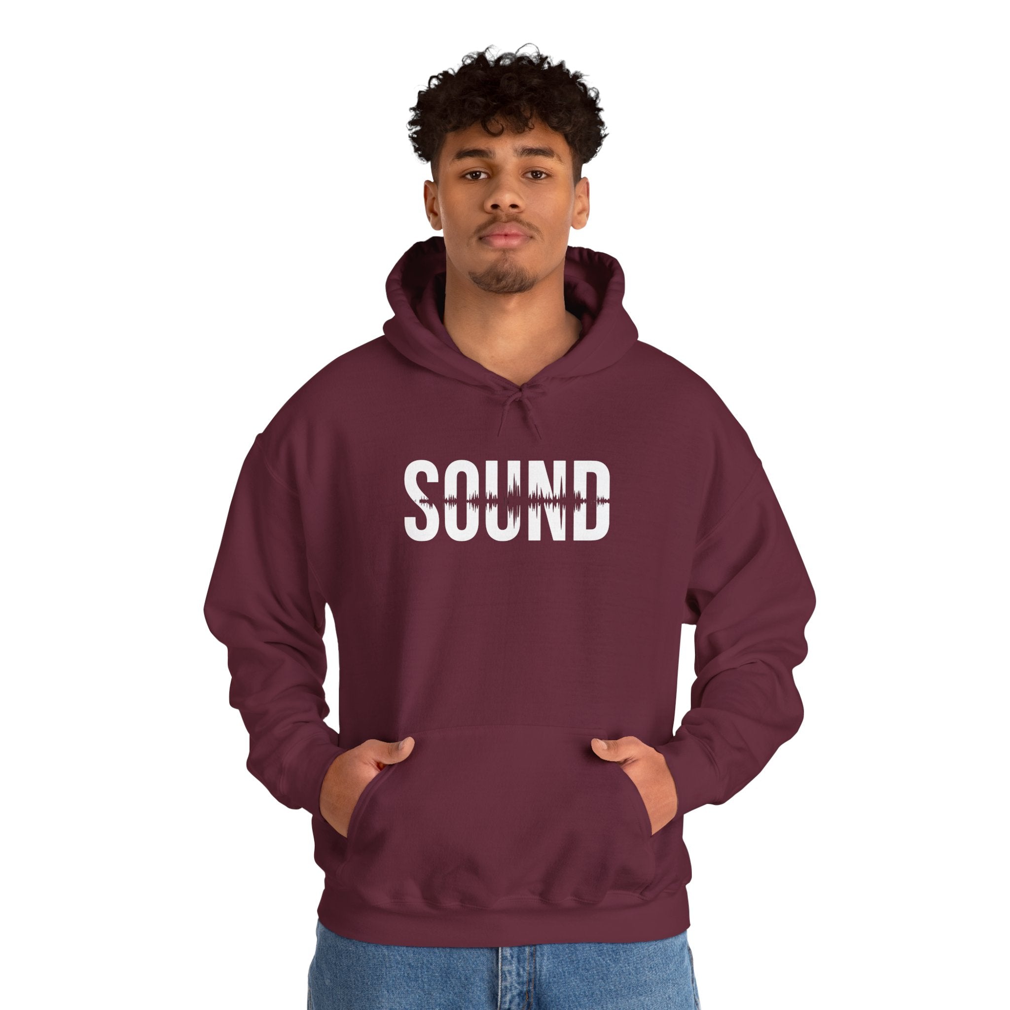 Sound Hoodie for Music Lovers - Cozy Unisex Heavy Blend Sweatshirt