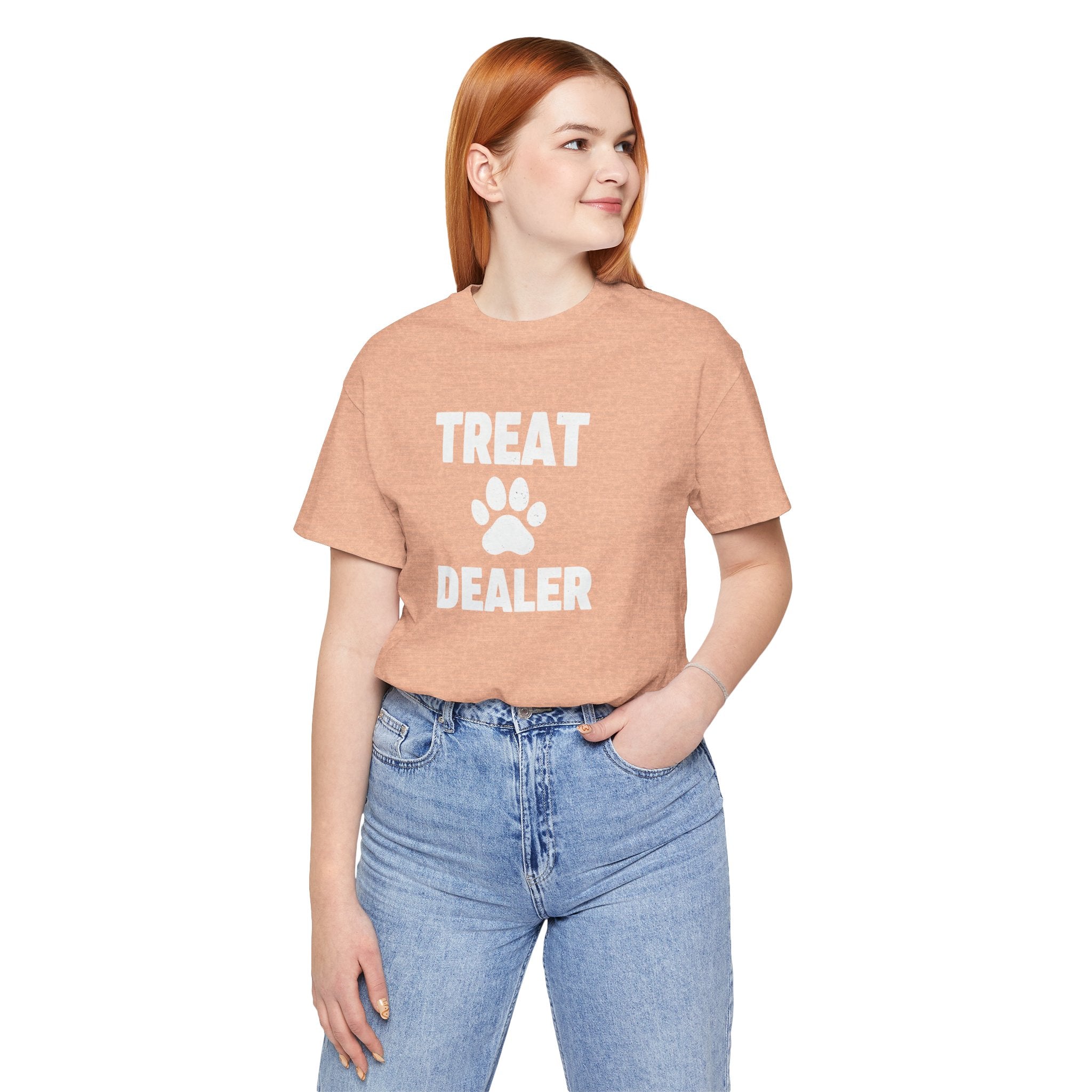 Treat Dealer T-Shirt — Funny Paw Print Tee for Dog Lovers