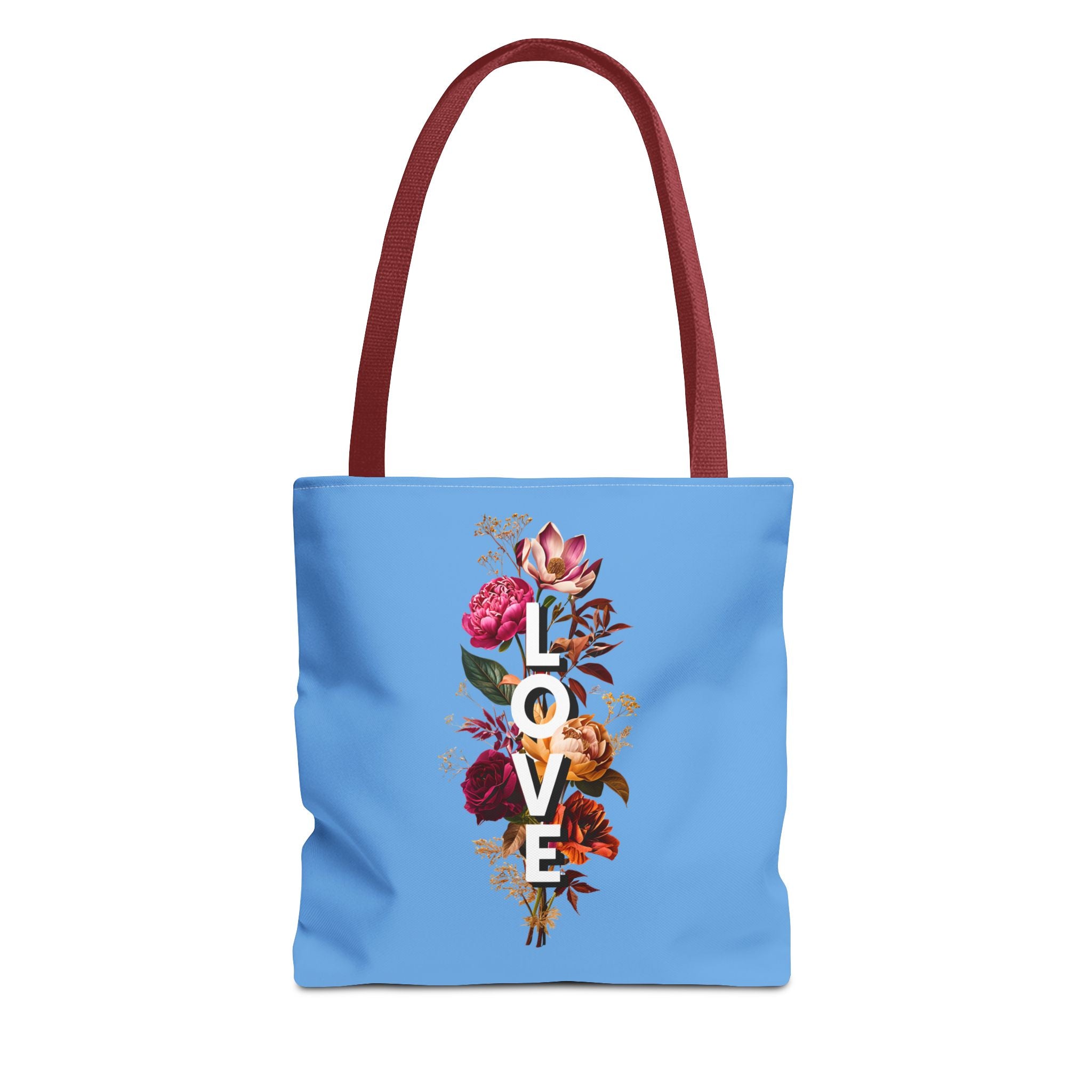 Floral Love Tote Bag - Colorful AOP Design for Everyday Style