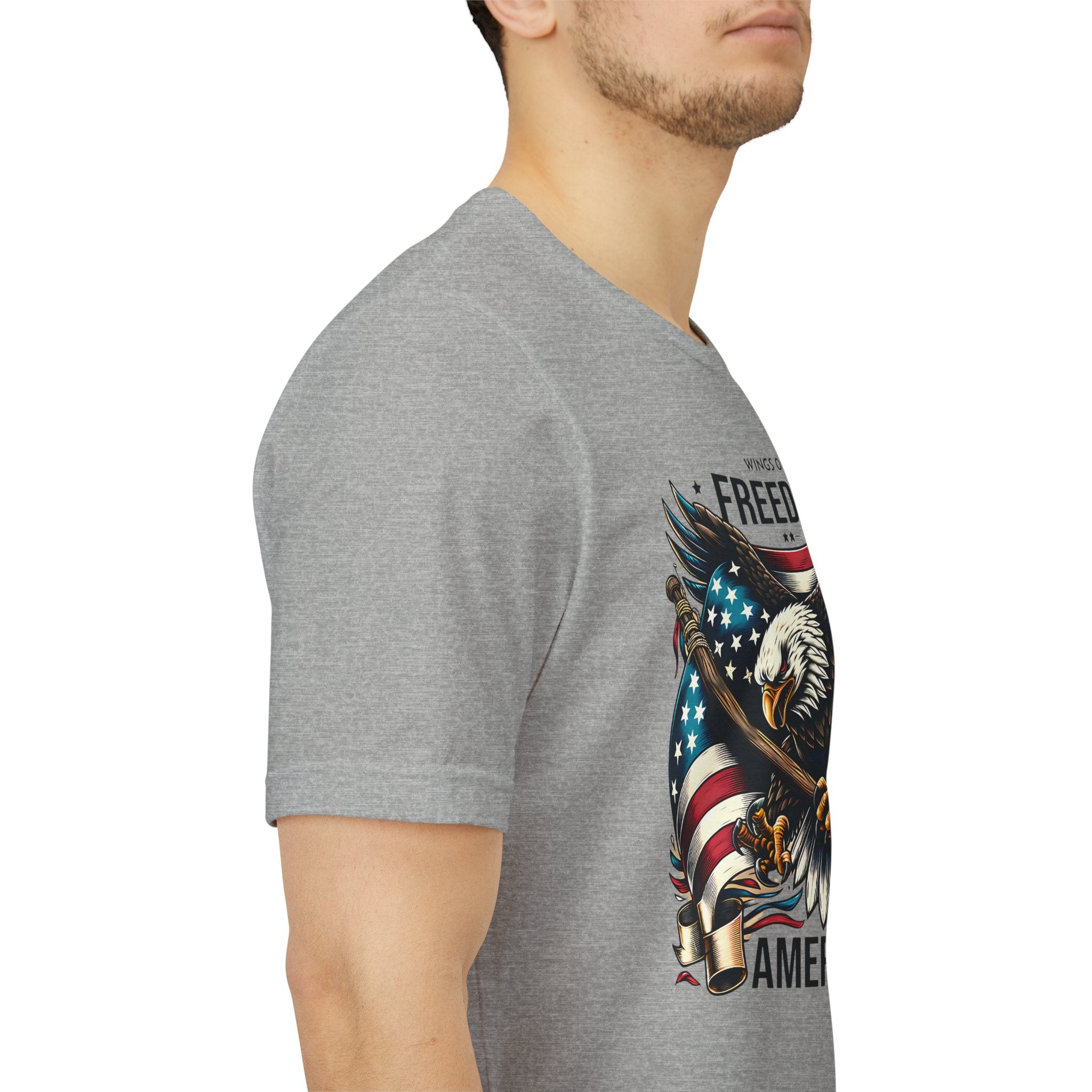 Patriotic Eagle T-Shirt – Freedom America Graphic Tee
