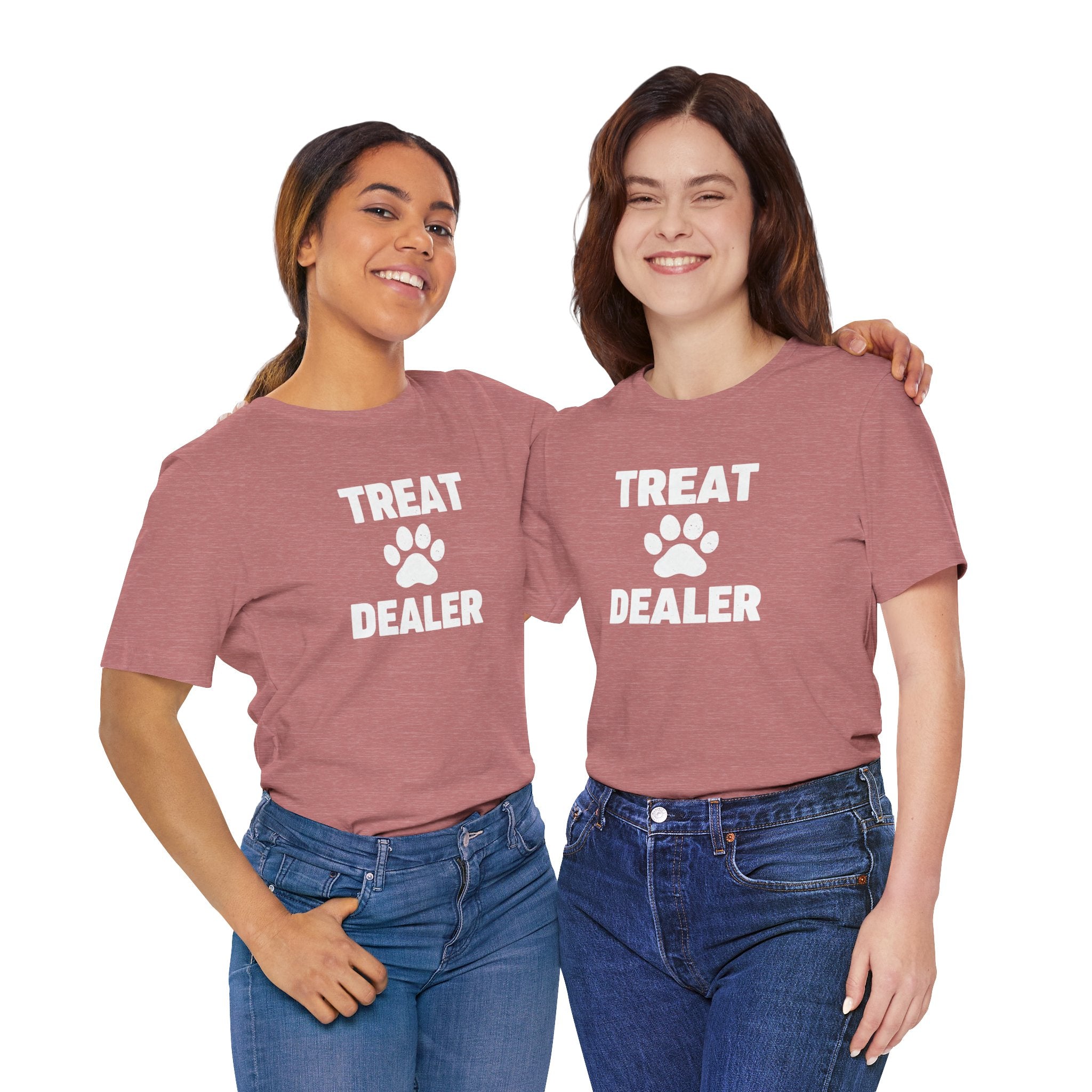 Treat Dealer T-Shirt — Funny Paw Print Tee for Dog Lovers