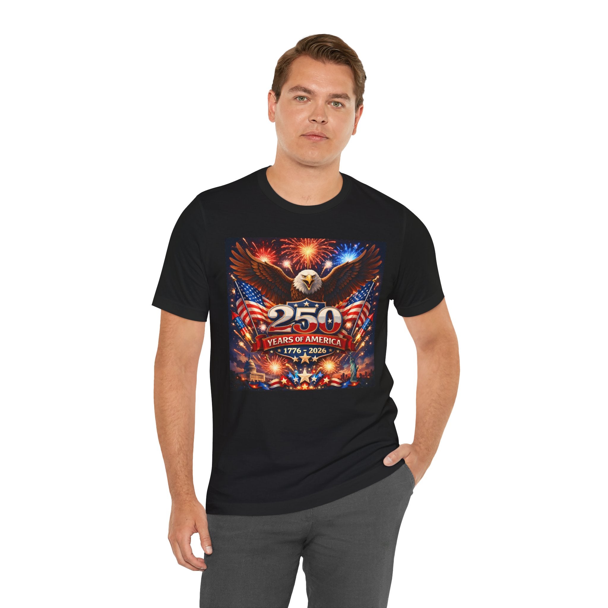 250 Years of America Eagle T-Shirt — 1776–2026 Patriotic Independence Day Tee