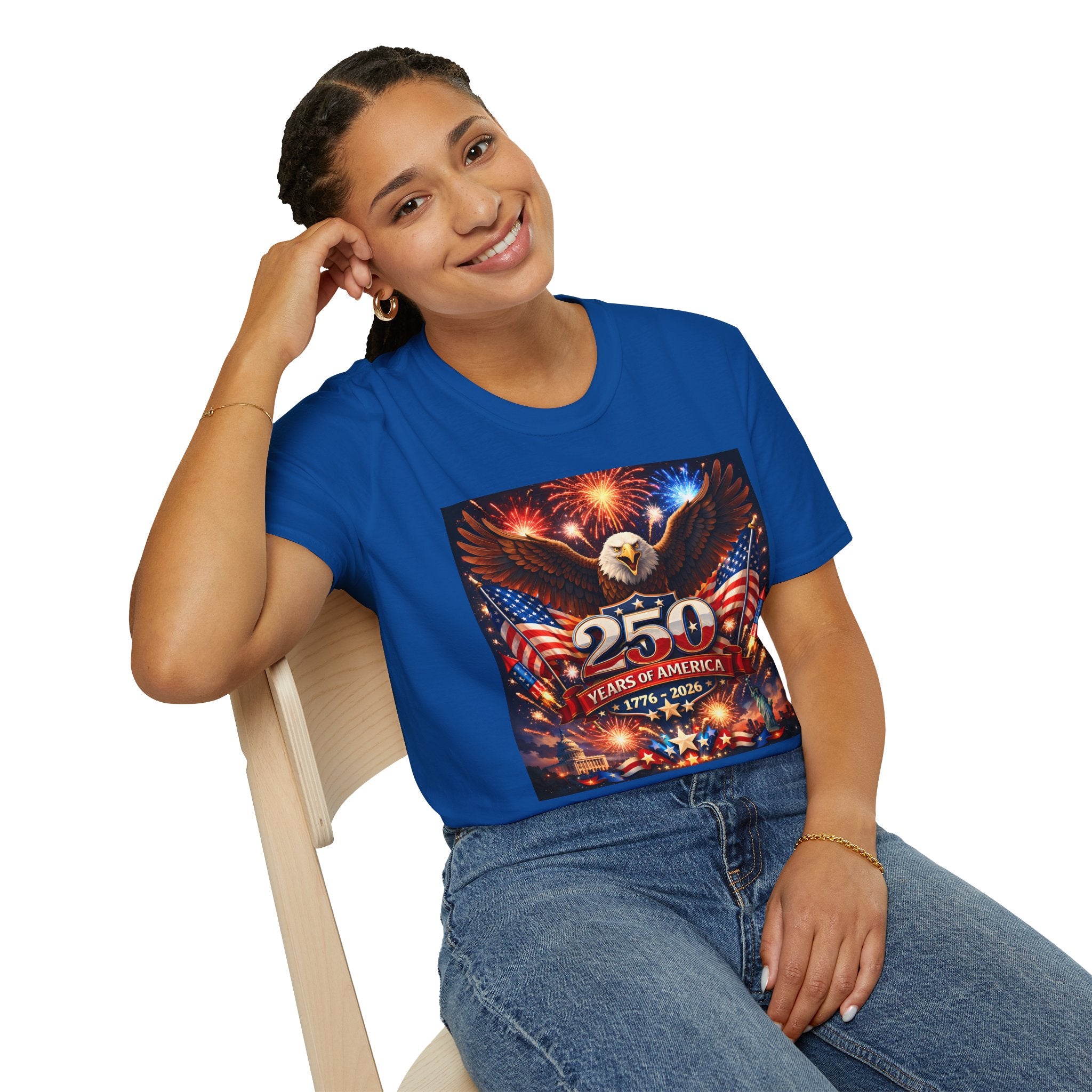 250 Years of America T-Shirt — Patriotic Eagle 1776–2026 Independence Day Tee