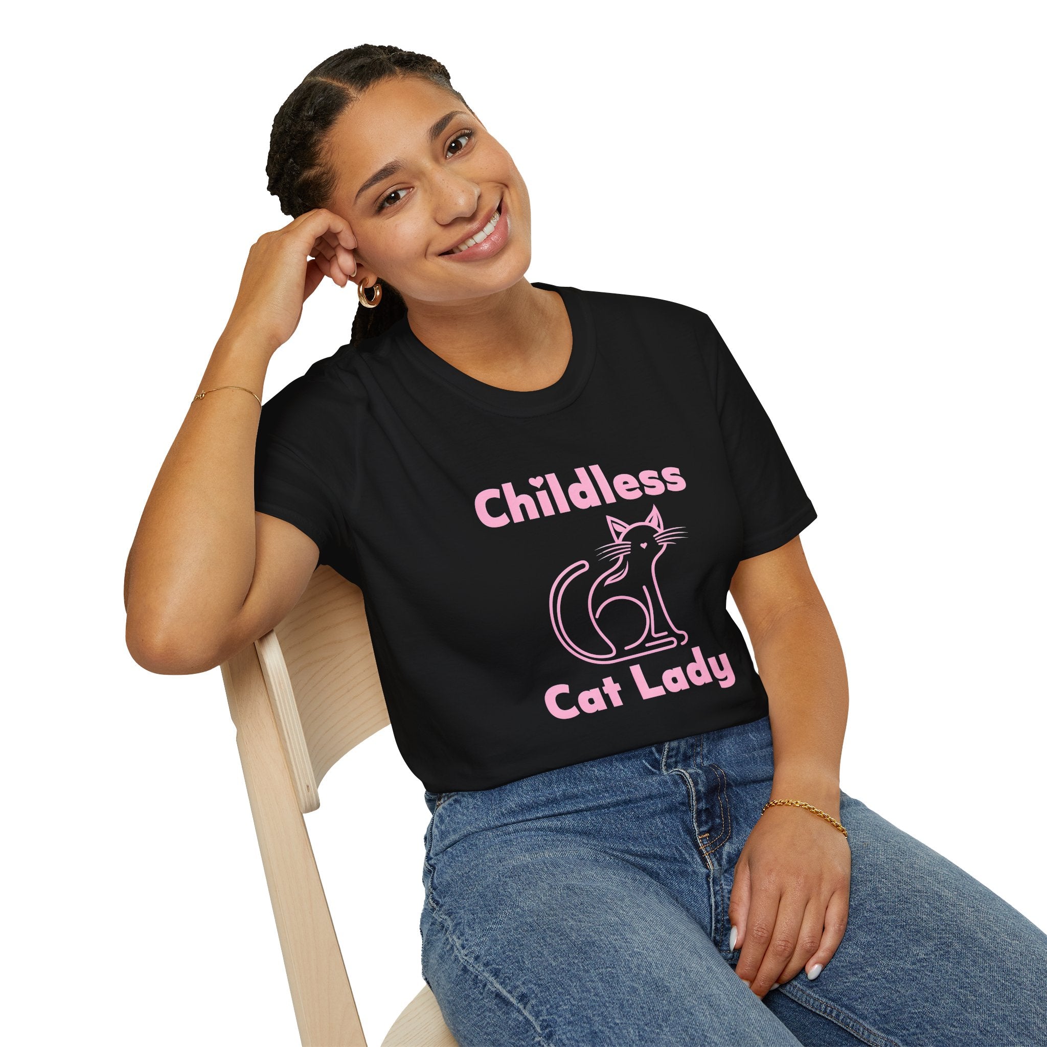 Childless Cat Lady T-Shirt — Funny Cat Mom Tee