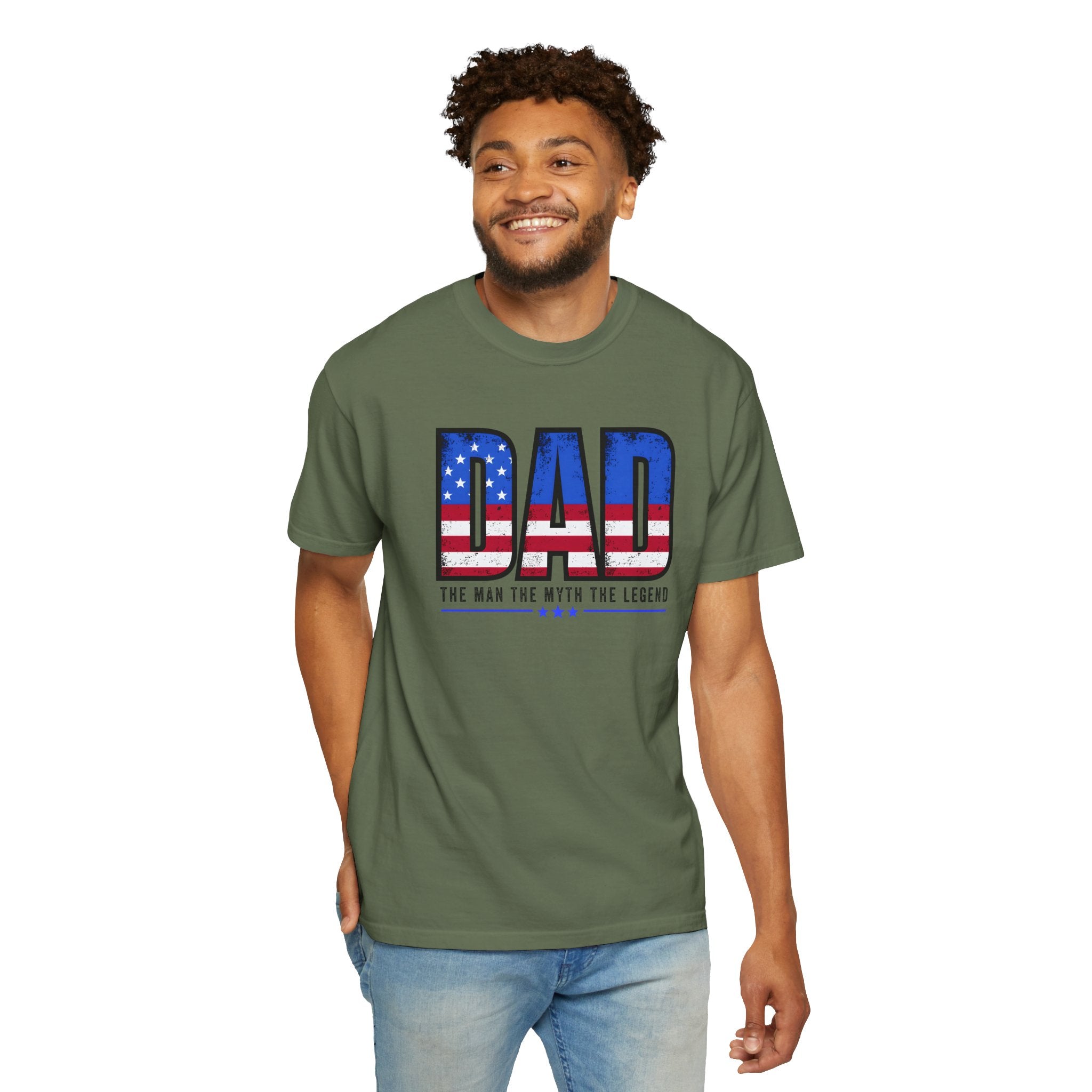 Unisex Garment-Dyed T-shirt Dad the man