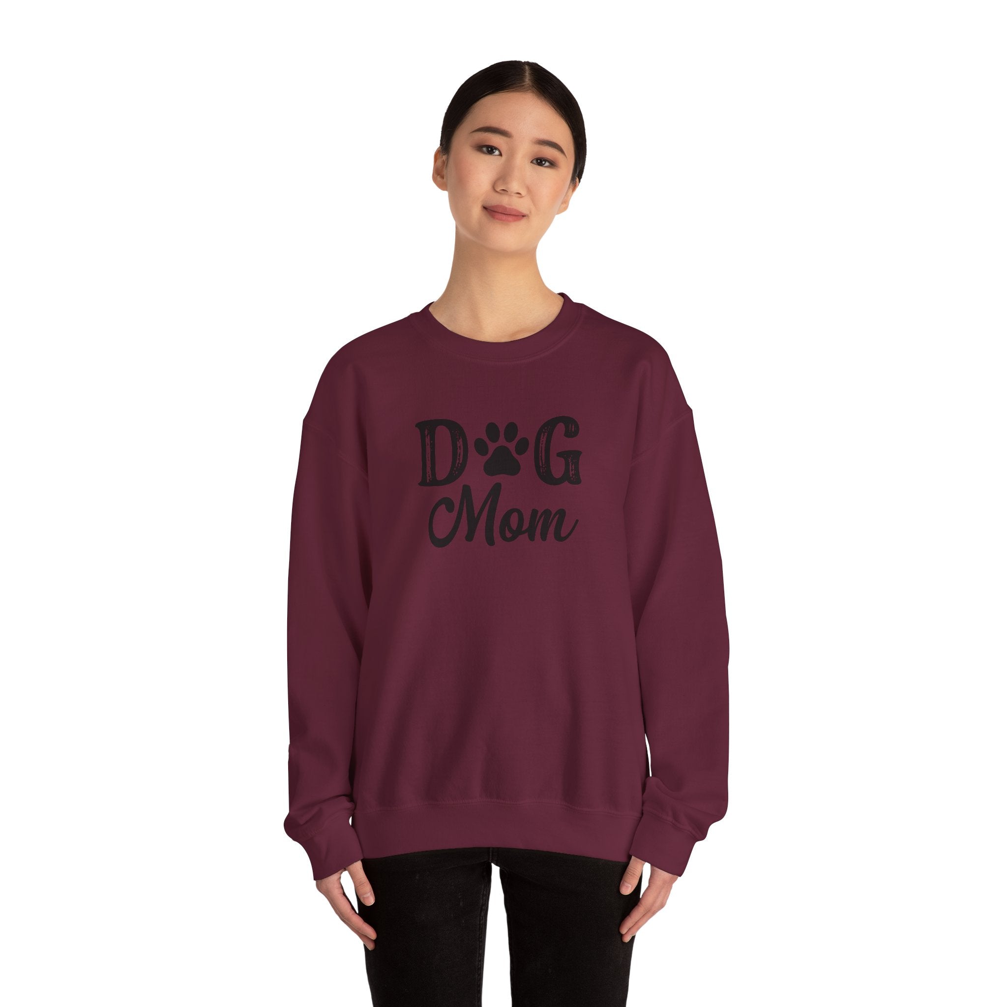 Dog Mom Crewneck Sweatshirt - Cozy Gift for Pet Lovers
