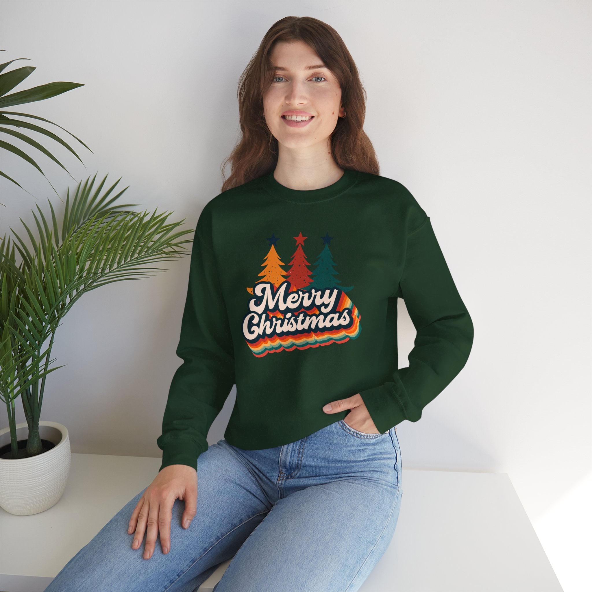 Merry Christmas Sweatshirt - Unisex Heavy Blend Crewneck