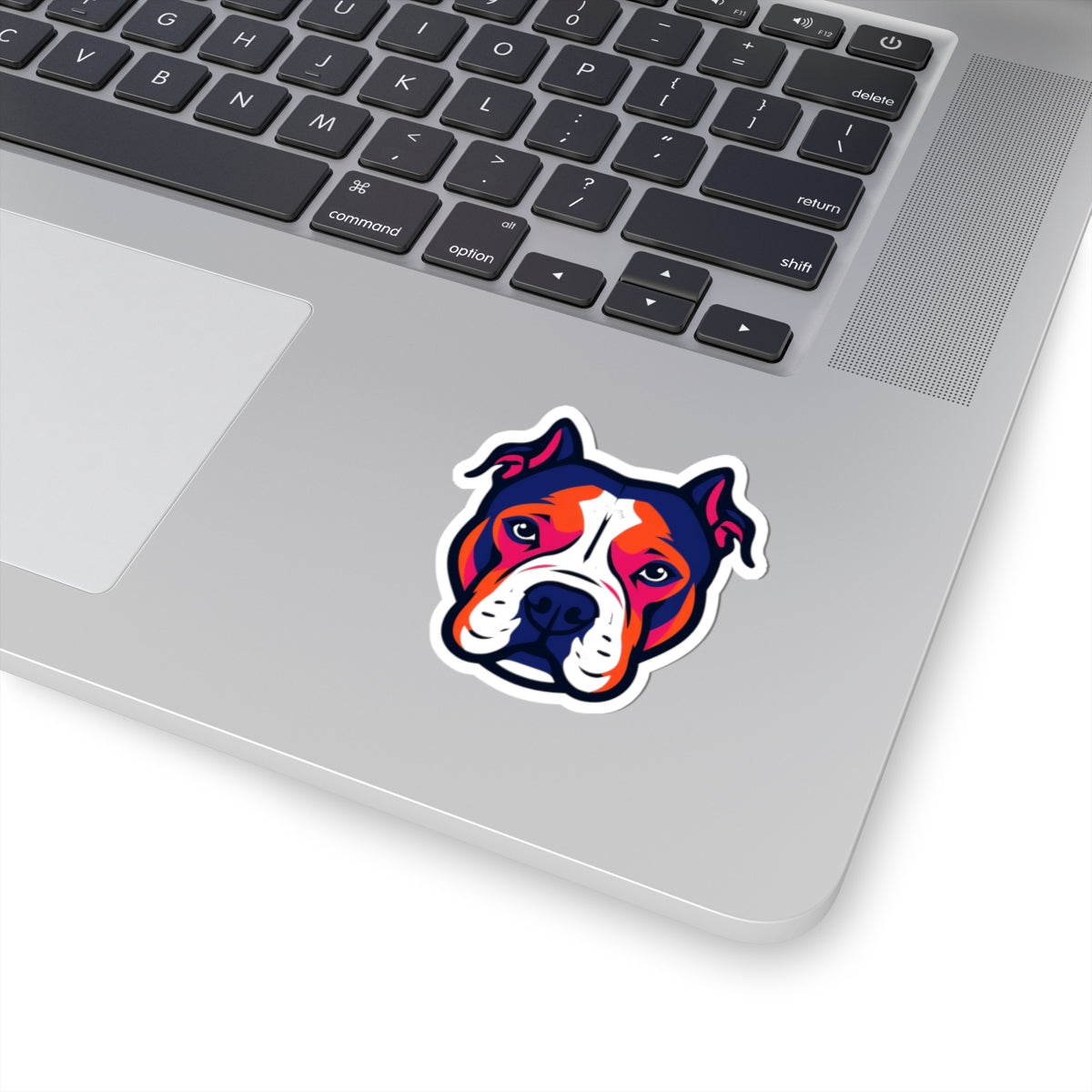 Colorful Pit Bull Kiss-Cut Stickers - Perfect for Dog Lovers