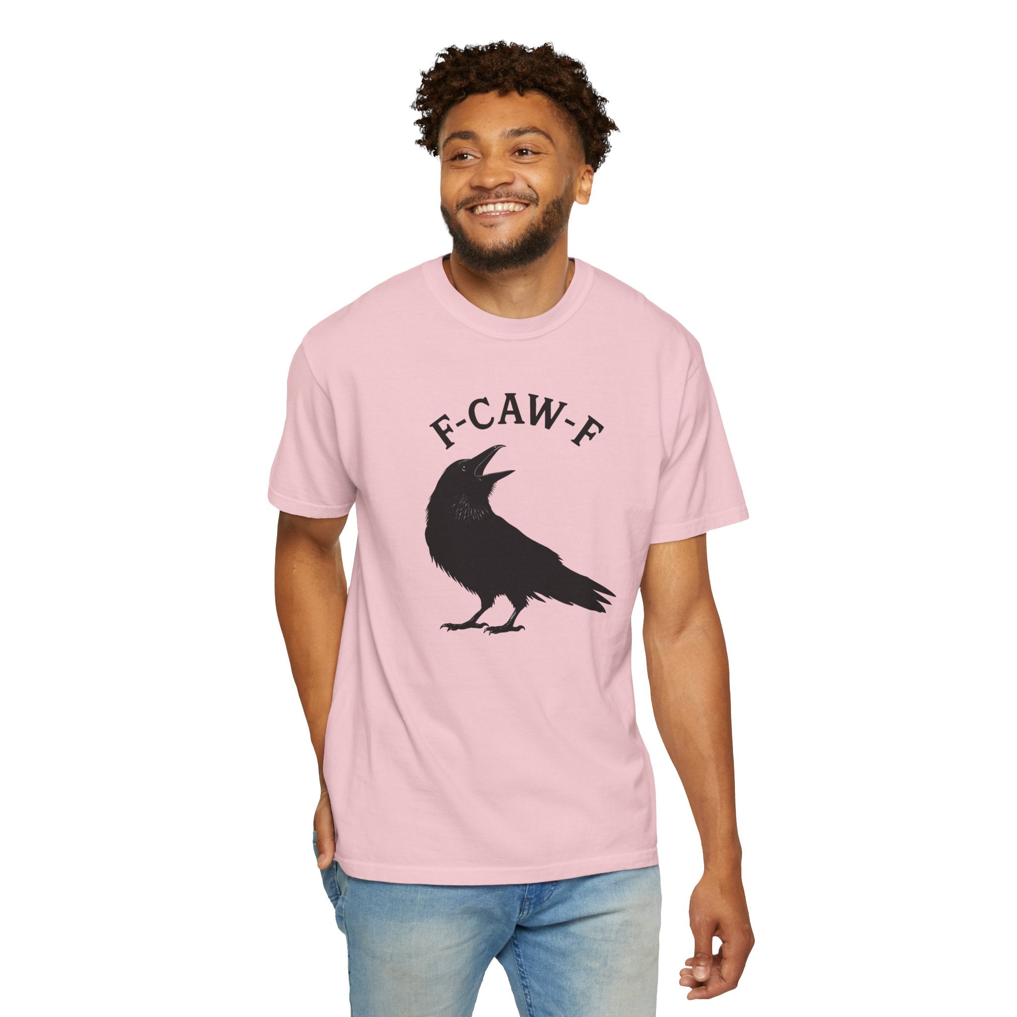 F-Caw-F Unisex Garment-Dyed T-Shirt